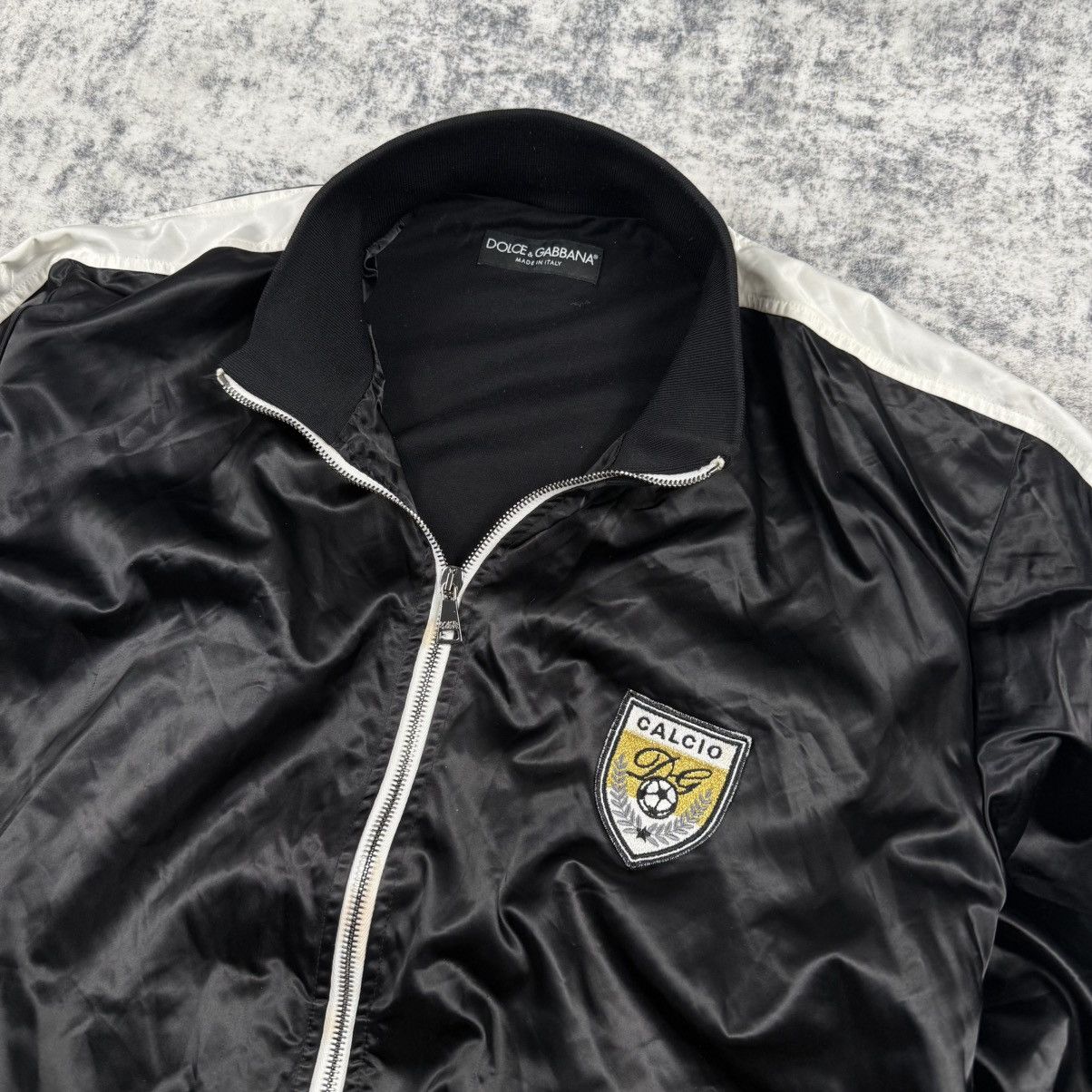 Dolce & Gabbana Dolce & Gabbana “Calcio” Nylon Track Bomber Jacket Size US M / EU 48-50 / 2 - 2 Thumbnail