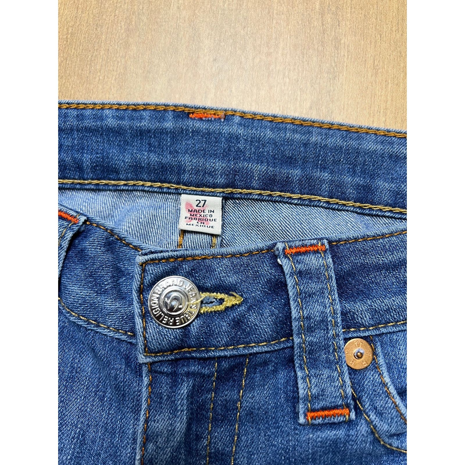 True Religion Y2K True Religion Womens Skinny Low Rise Jeans Sz 27 Size 27" / US 4 / IT 40 - 4 Thumbnail