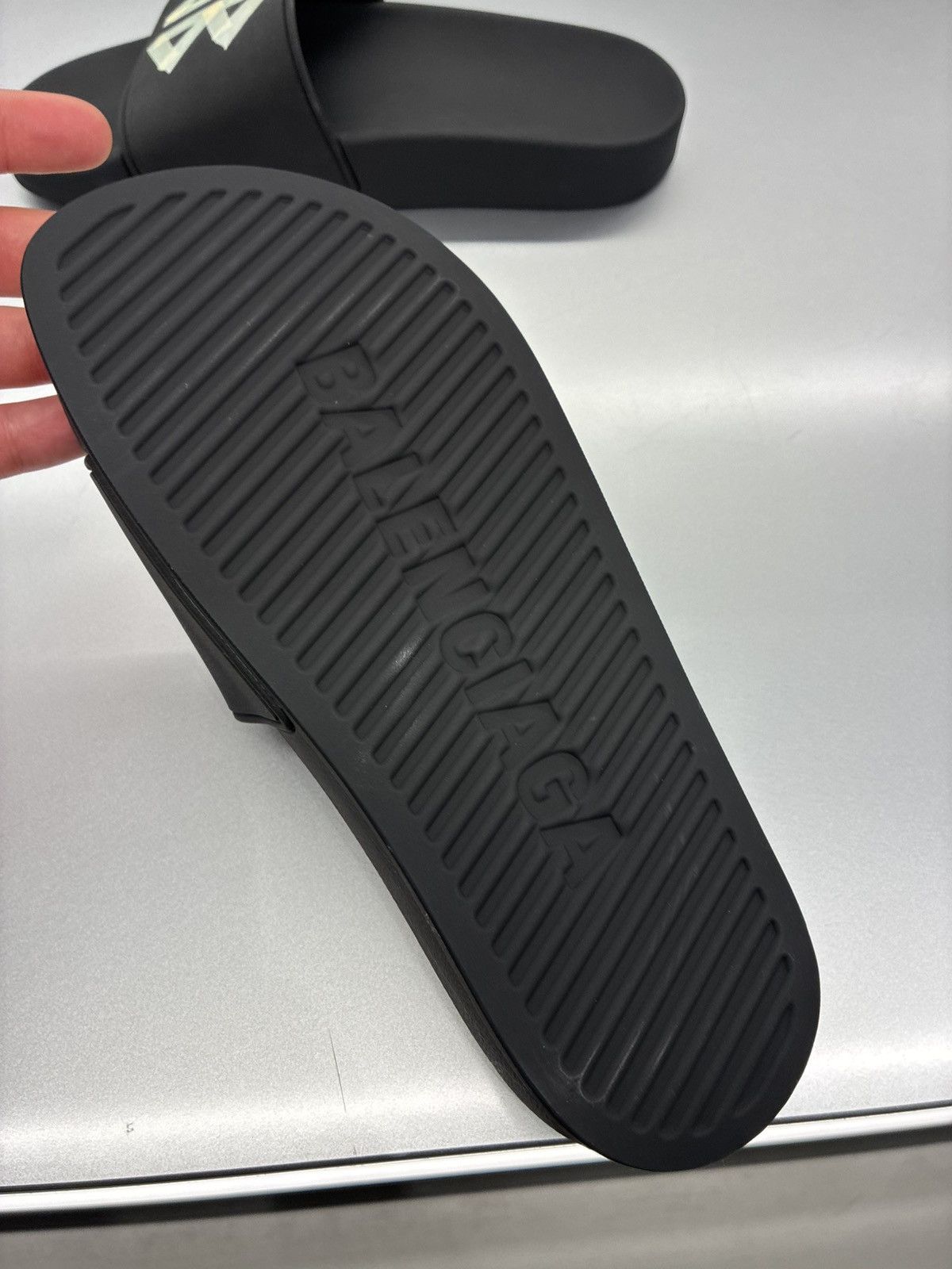Balenciaga Balenciaga Pool Tape Slides Size US 6 / IT 36 - 3 Thumbnail