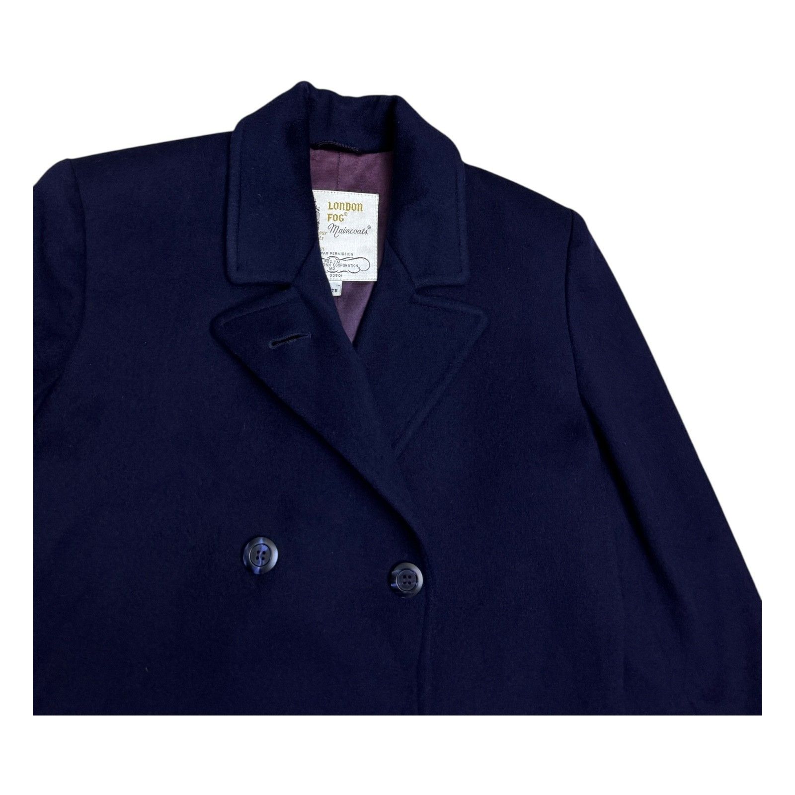 London Fog LONDON FOG Maincoats Vintage Winter Pea Coat 6 Petite Size M / US 6-8 / IT 42-44 - 6 Thumbnail