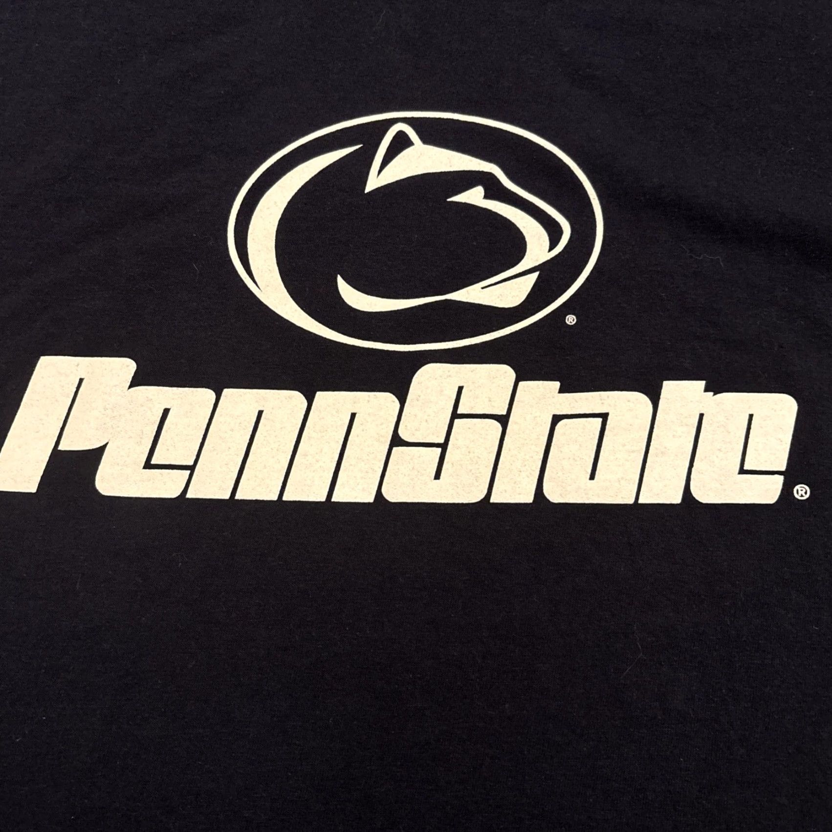Hanes VINTAGE Hanes Beefy-T Penn State T-Shirt Size 3XL Blue Nittany Lions Mens Football University Shirt Size US XXL / EU 58 / 5 - 2 Thumbnail