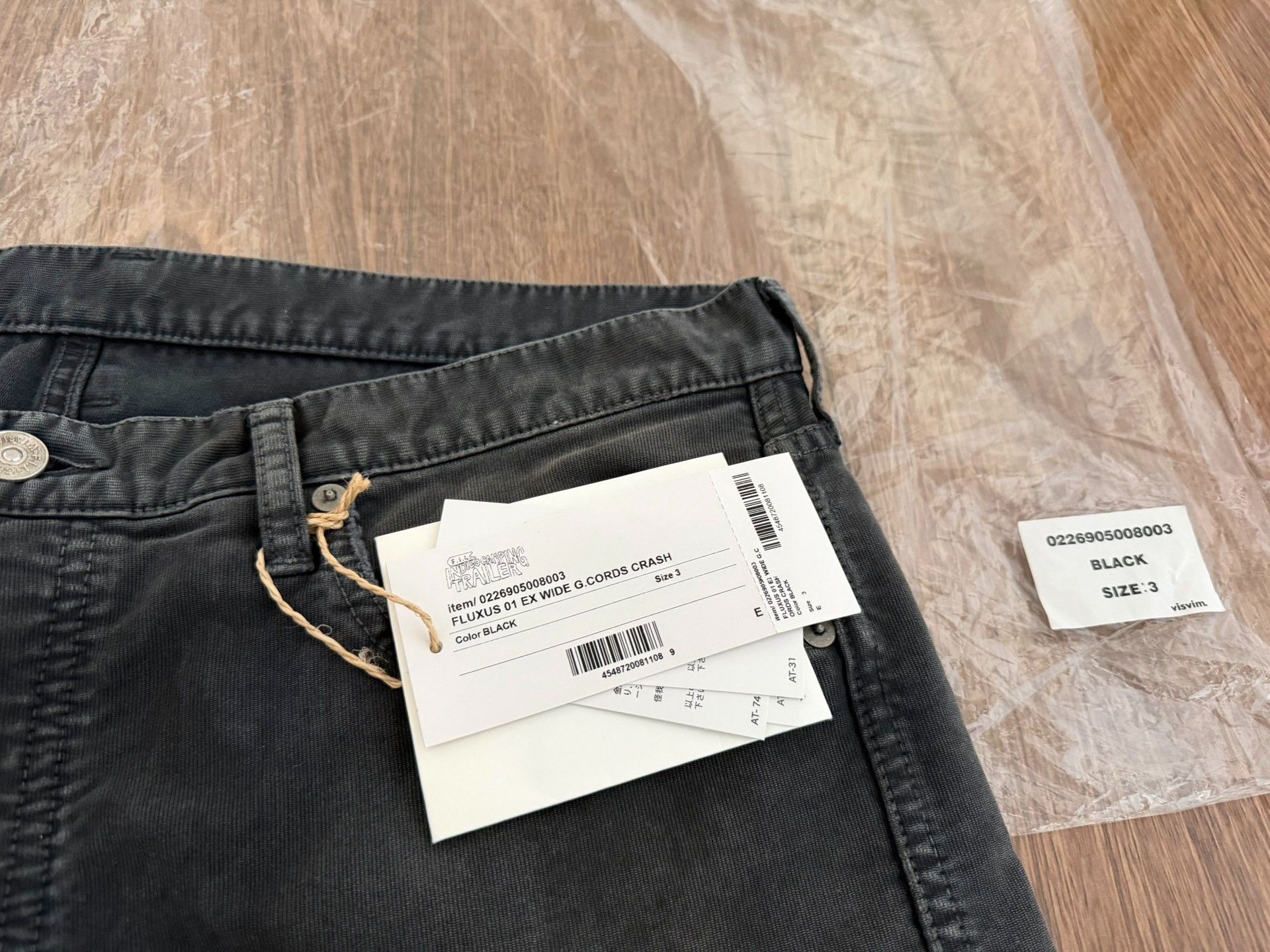 Visvim VISVIM 26SS FLUXUS 01 WIDE G.CORDS CRASH Size US 30 / EU 46 - 4 Thumbnail