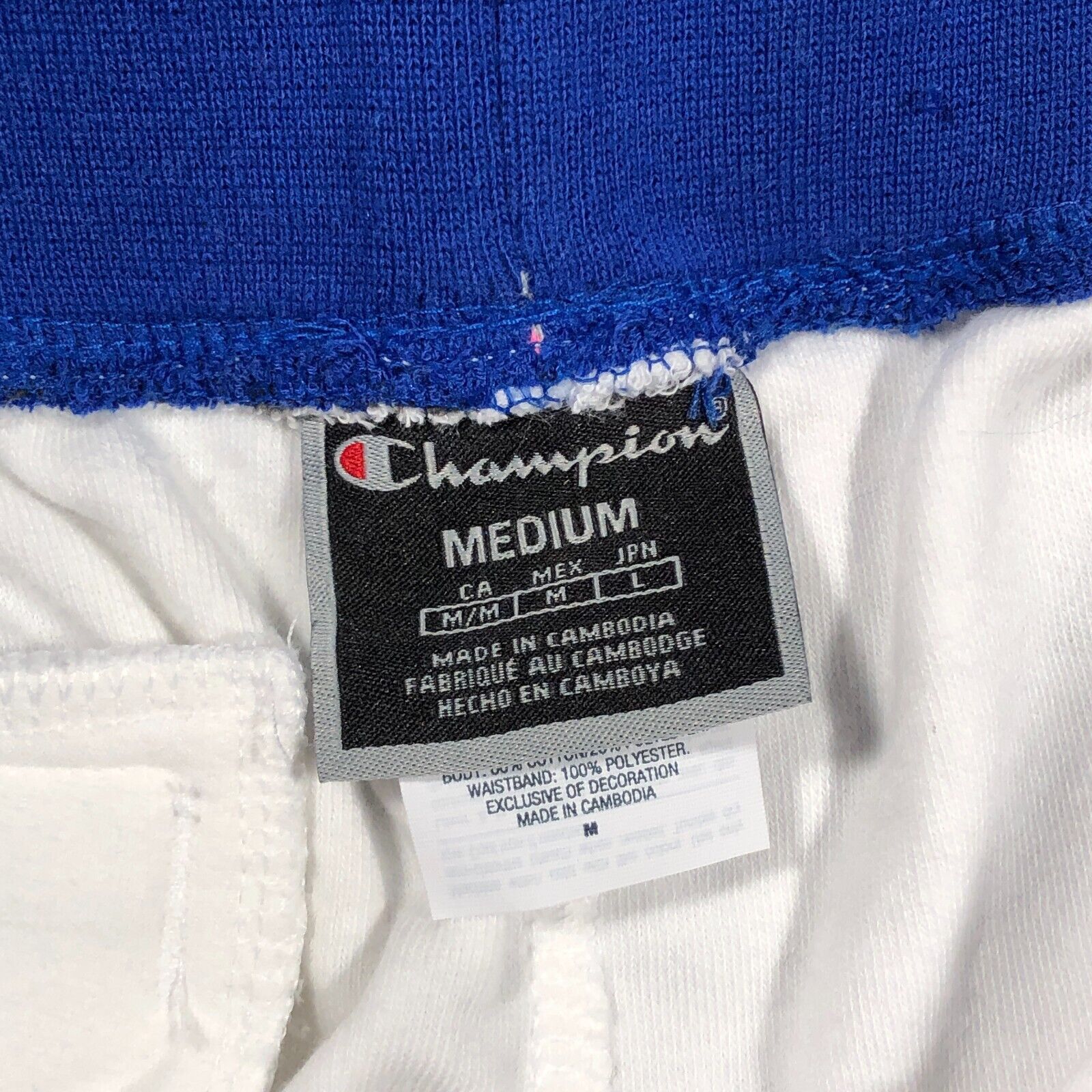 Champion Champion French Terry Sweat Pant Pants Blue Medium M Size US 30 / EU 46 - 4 Thumbnail