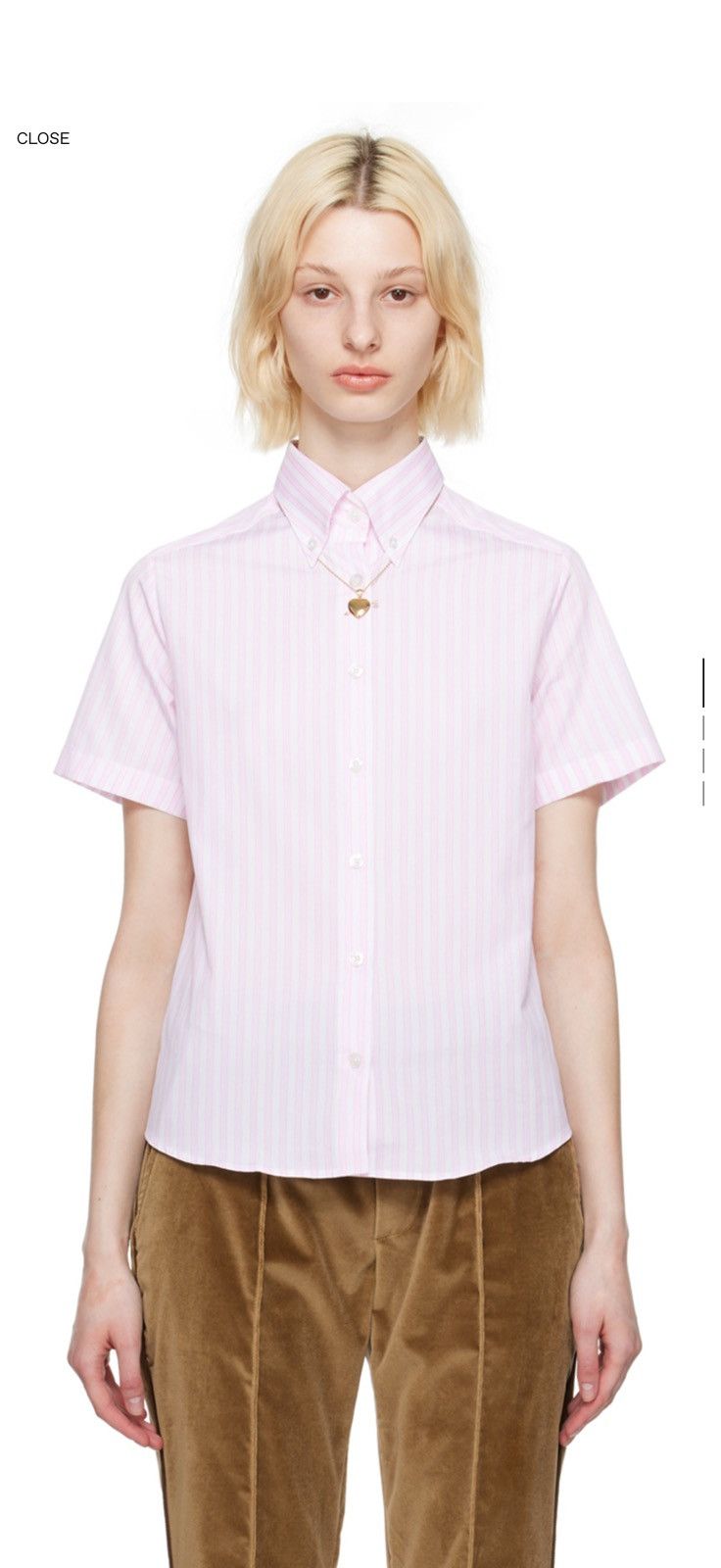 Ernest W. Baker Ernest W. Baker Collar Striped Shirt / Polo Size US L / EU 52-54 / 3 - 1 Thumbnail