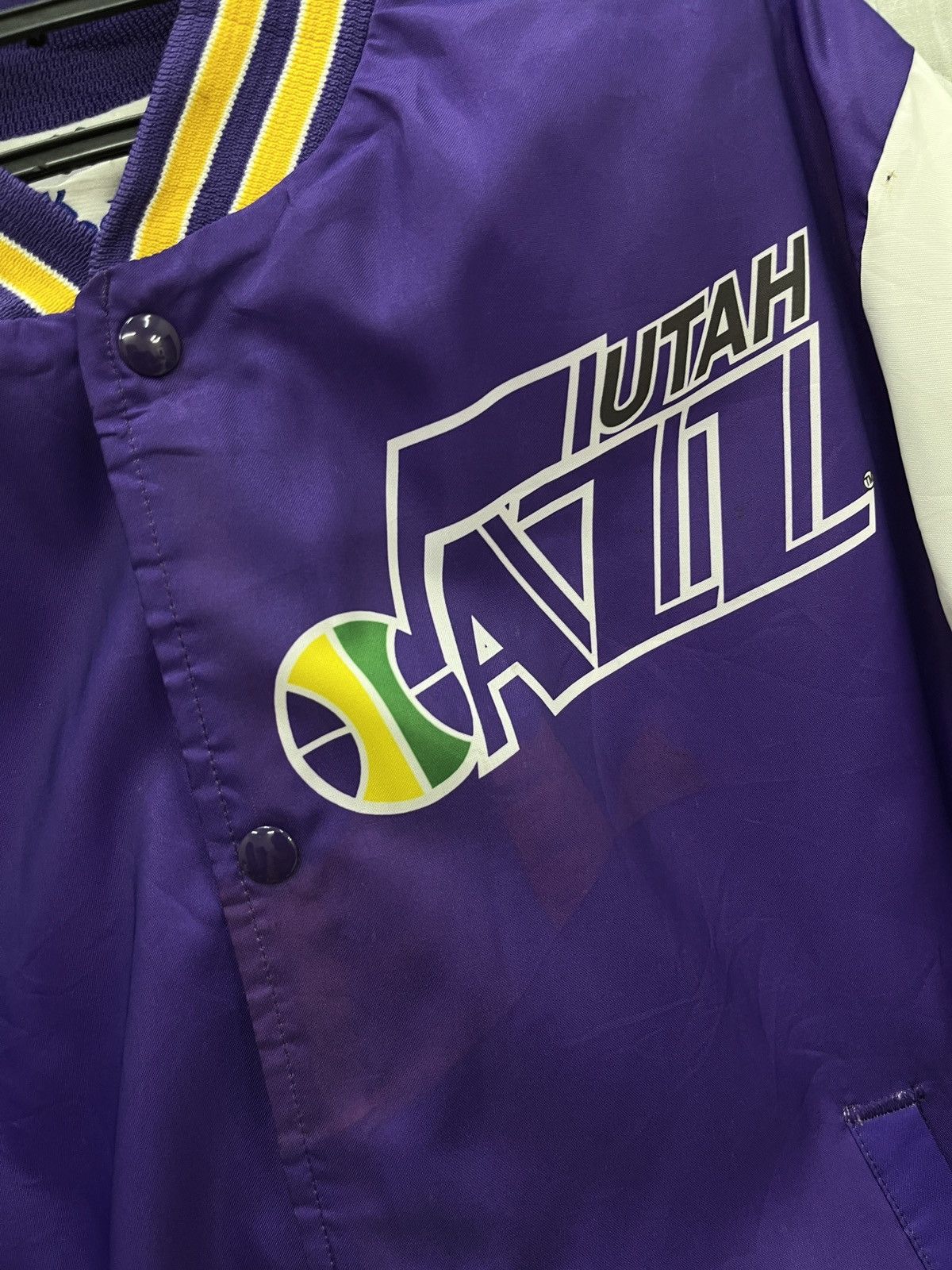 Chalk Line 🔥🔥🔥STEALS VTG CHALK LINE NBA UTAH JAZZ LIGHT JACKET Size US L / EU 52-54 / 3 - 10 Thumbnail