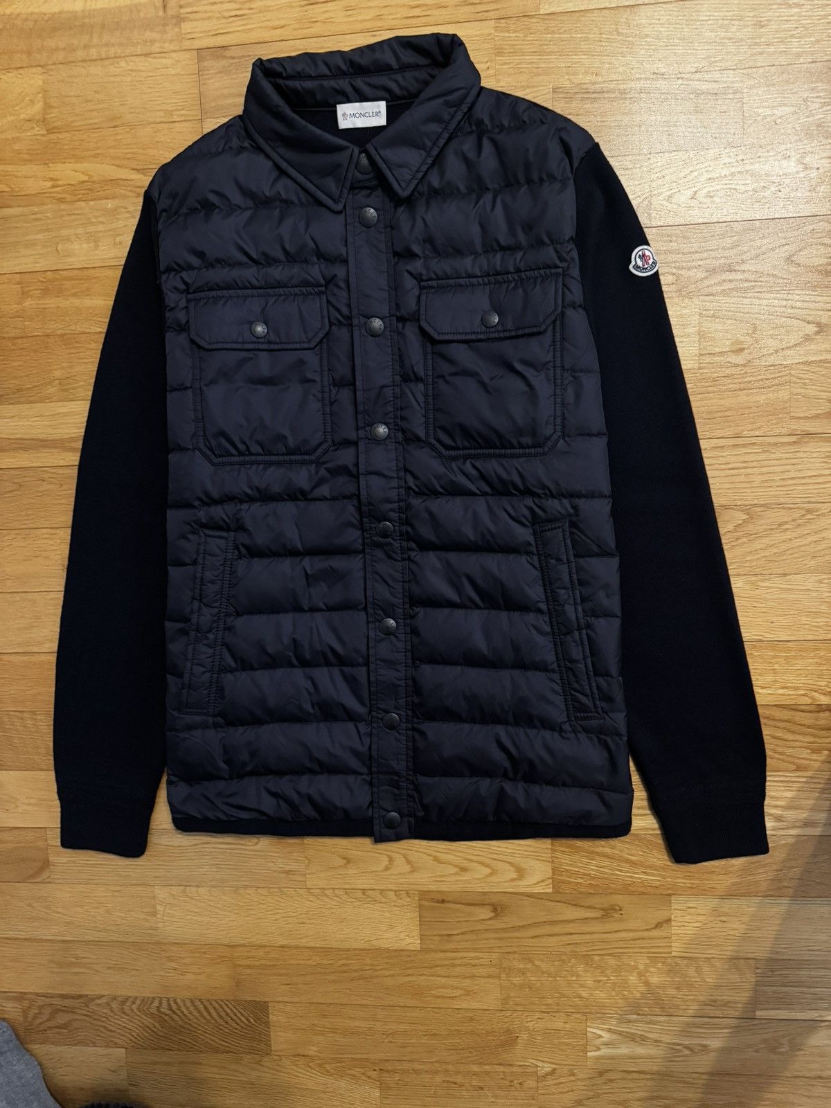 Moncler Moncler Down Cardigan Size US M / EU 48-50 / 2 - 2 Thumbnail