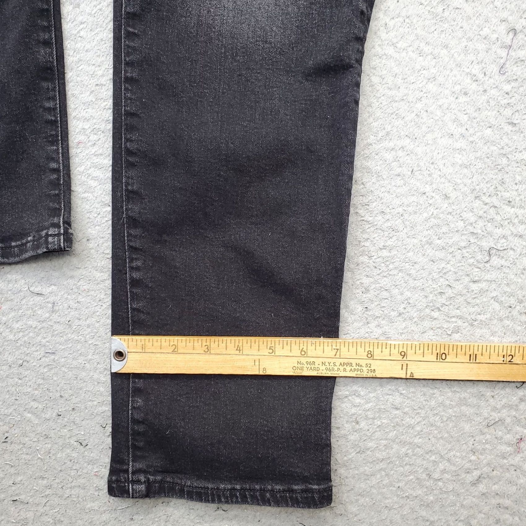 American Eagle Outfitters American Eagle Outfitters Jeans Womens 29x34 Black Denim Athletic Straight Leg Size 24" / US 00 / IT 34 - 5 Thumbnail