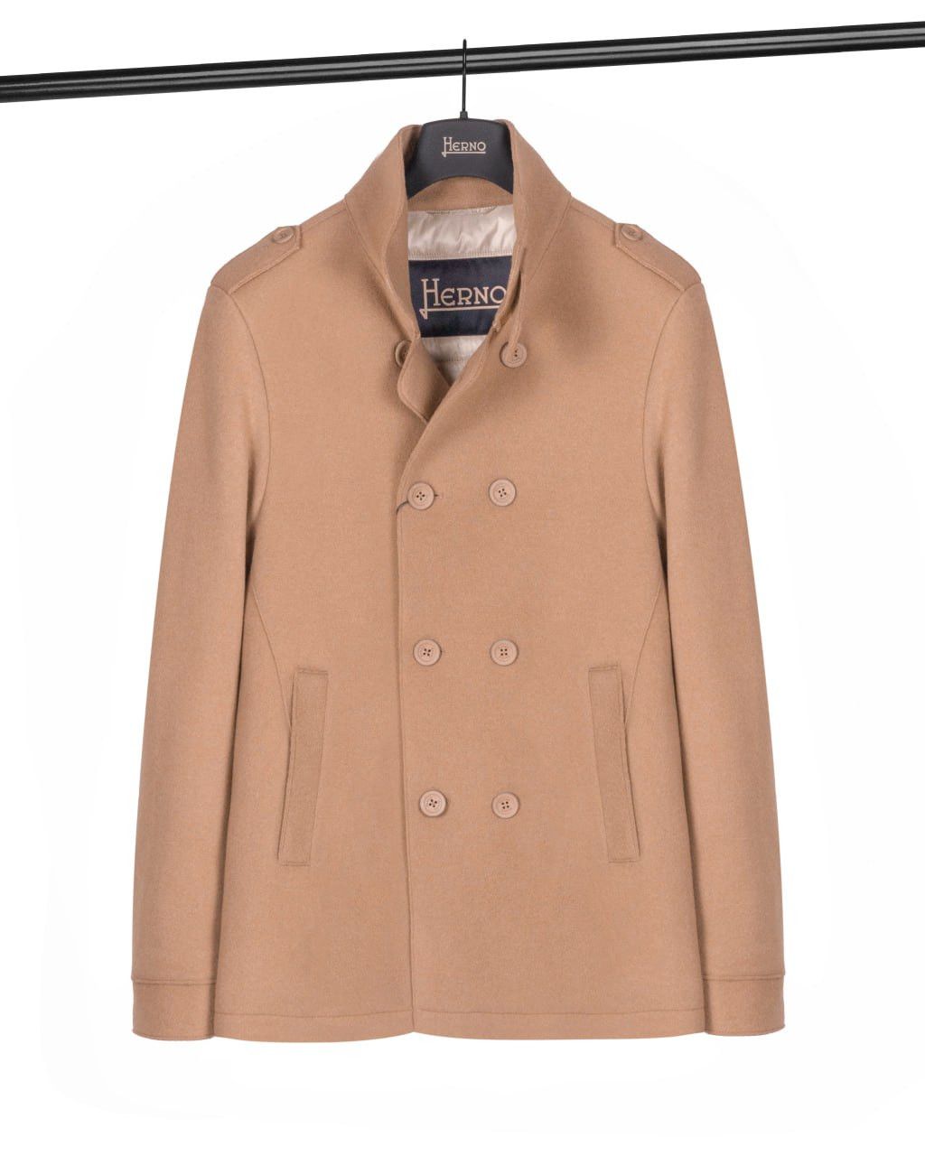 Herno Woolen short coat - peacoat HERNO Size US M / EU 48-50 / 2 - 3 Thumbnail