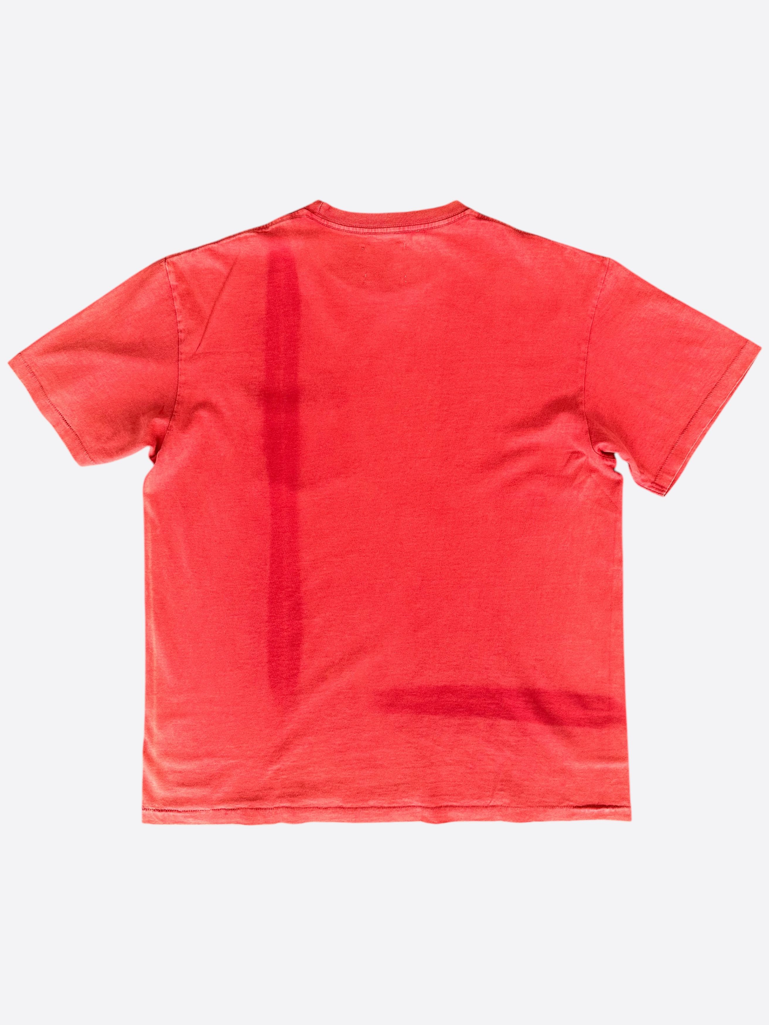 Gallery Dept T-Shirt Hand Painted Ink Splashing Alphabet Washed Retro Short Sleeve T-Shirt main image 1