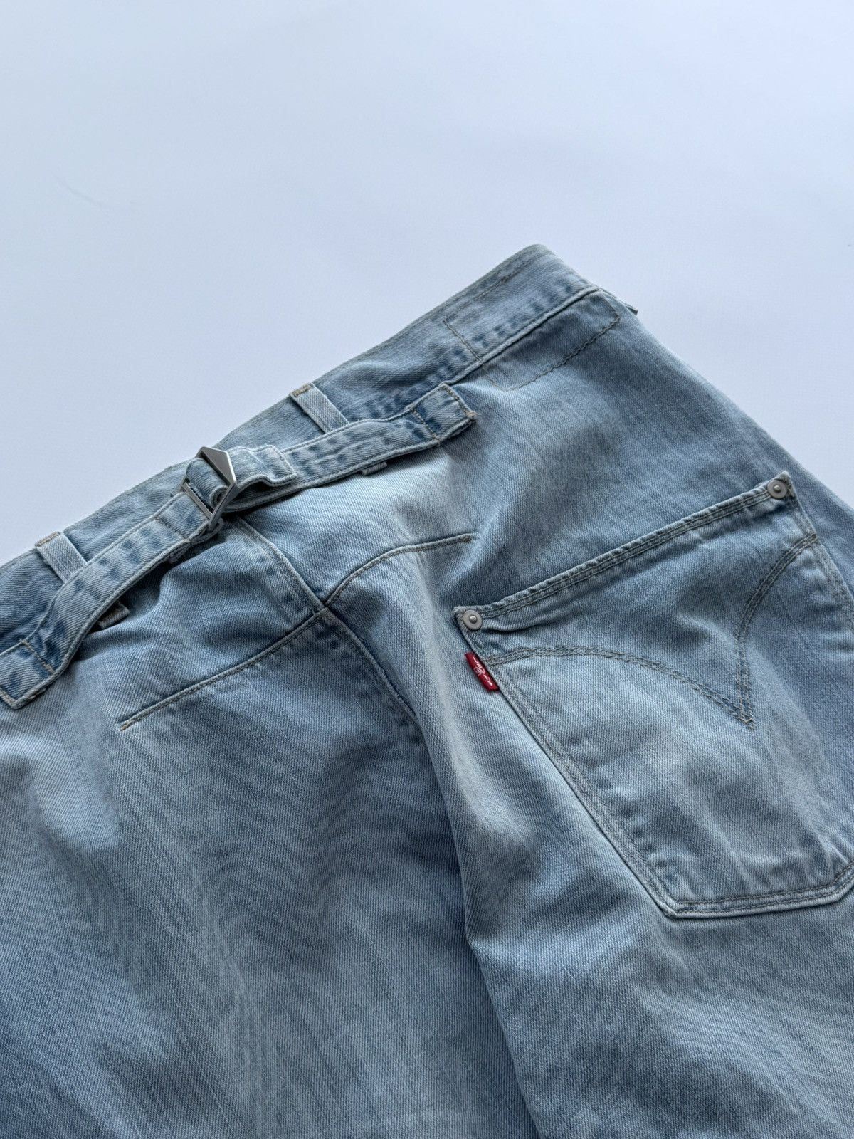 Levi's Levis Engineered Buckle Back Washed Twisted Jeans Size US 32 / EU 48 - 2 Thumbnail