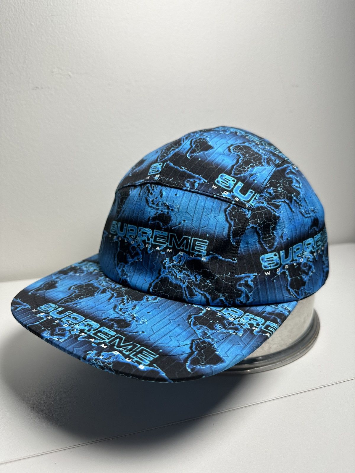 Supreme Supreme World Famous Taped Seam Camp Cap Hat Size ONE SIZE - 4 Thumbnail