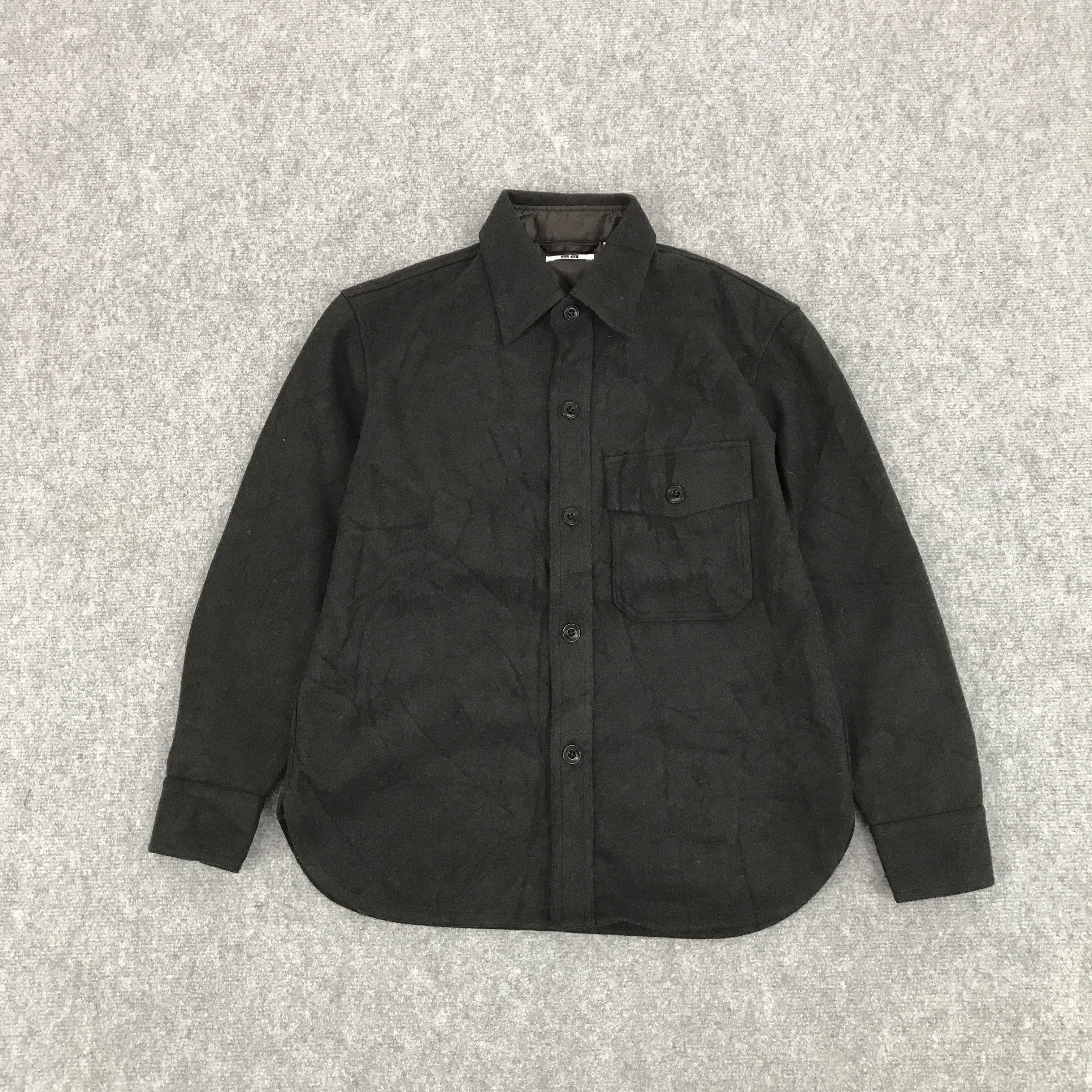 Christophe Lemaire × Uniqlo LEMAIRE X UNIQLO WOOL BUTTON JACKET Size US L / EU 52-54 / 3 - 1 Thumbnail