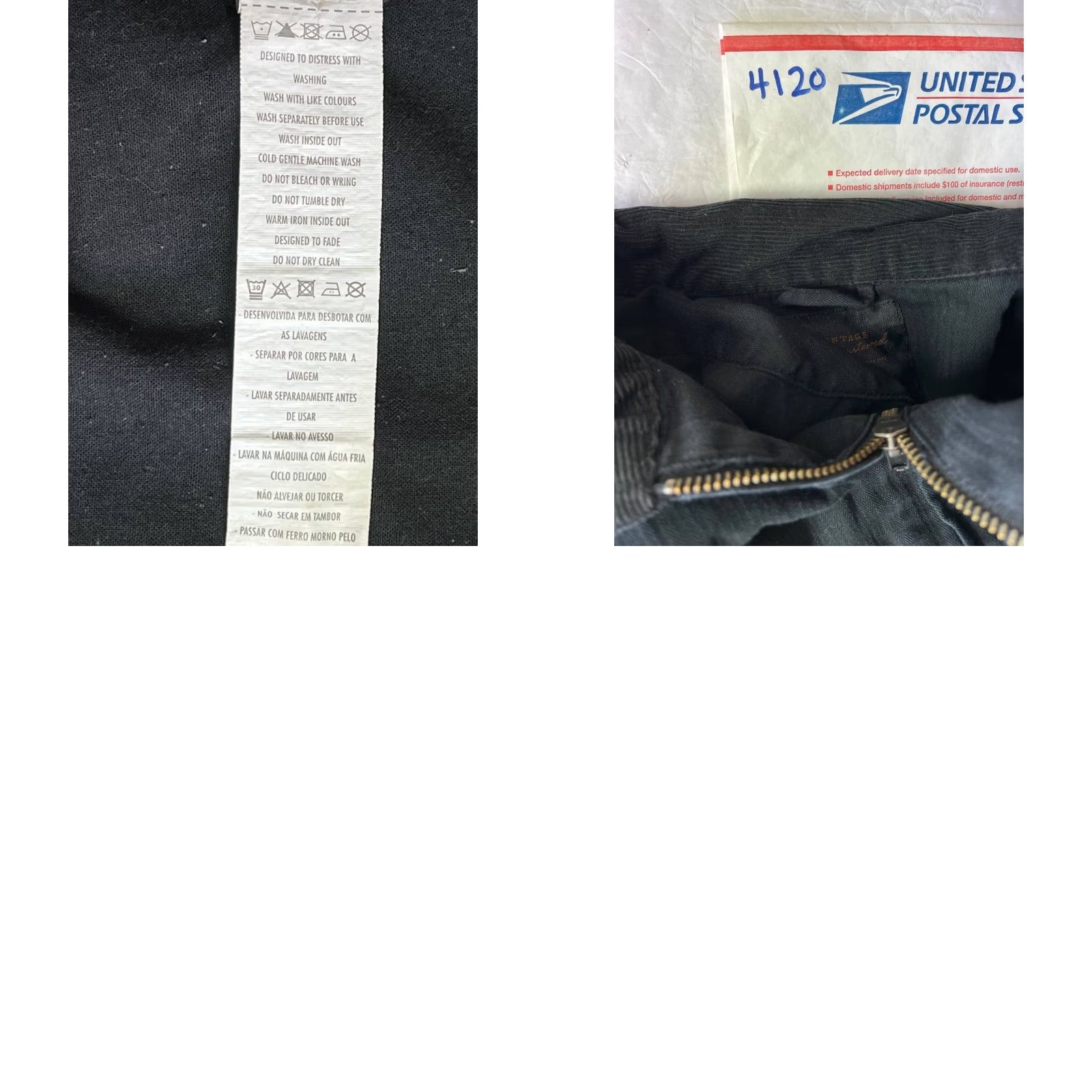 Vintage Vintage Cotton Company Remastered Full Zip Jacket Men L Black Geometric Military Jacket Size US L / EU 52-54 / 3 - 8 Thumbnail
