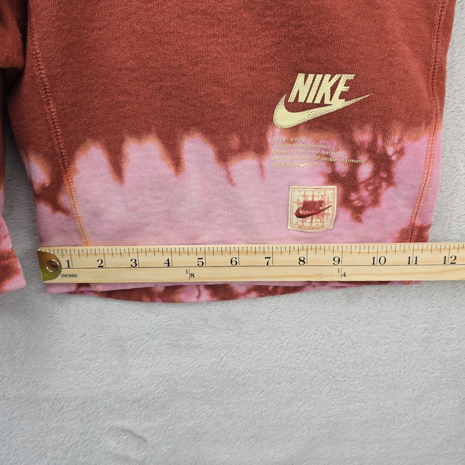 Nike Nike Sportswear French Terry Peace Shorts Mens Small Orange Size US 30 / EU 46 - 11 Thumbnail