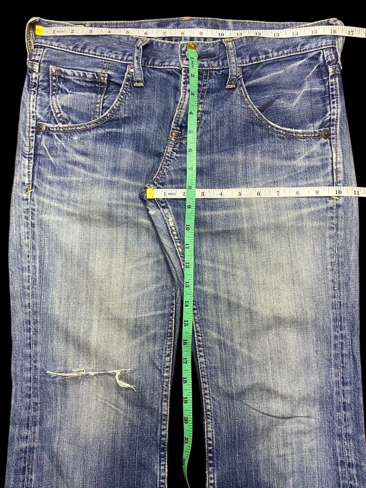 Japanese Brand Vintage Japanese Brand Sweet Camel Distressed Flare Jeans Size US 32 / EU 48 - 13 Thumbnail