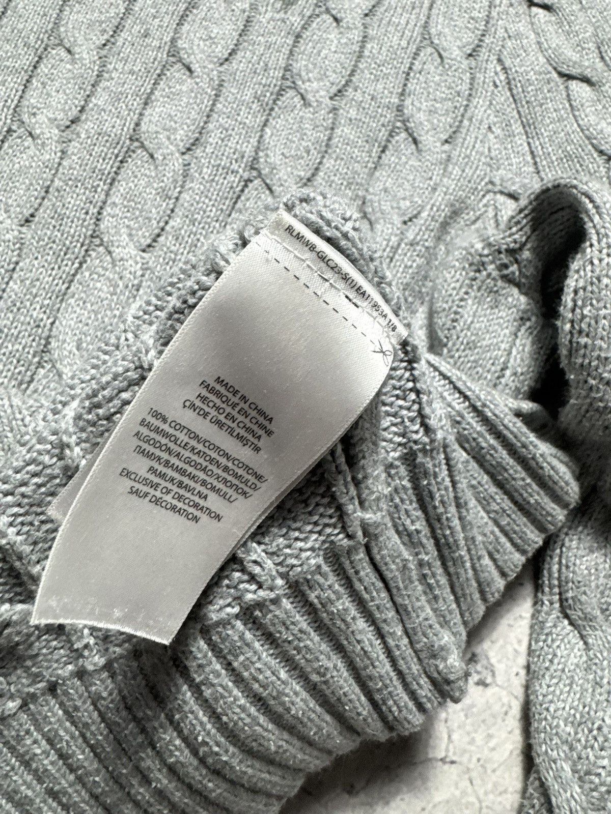 Polo Ralph Lauren Polo Ralph Lauren Knitted Sweater Size M Gray Size US M / EU 48-50 / 2 - 6 Thumbnail