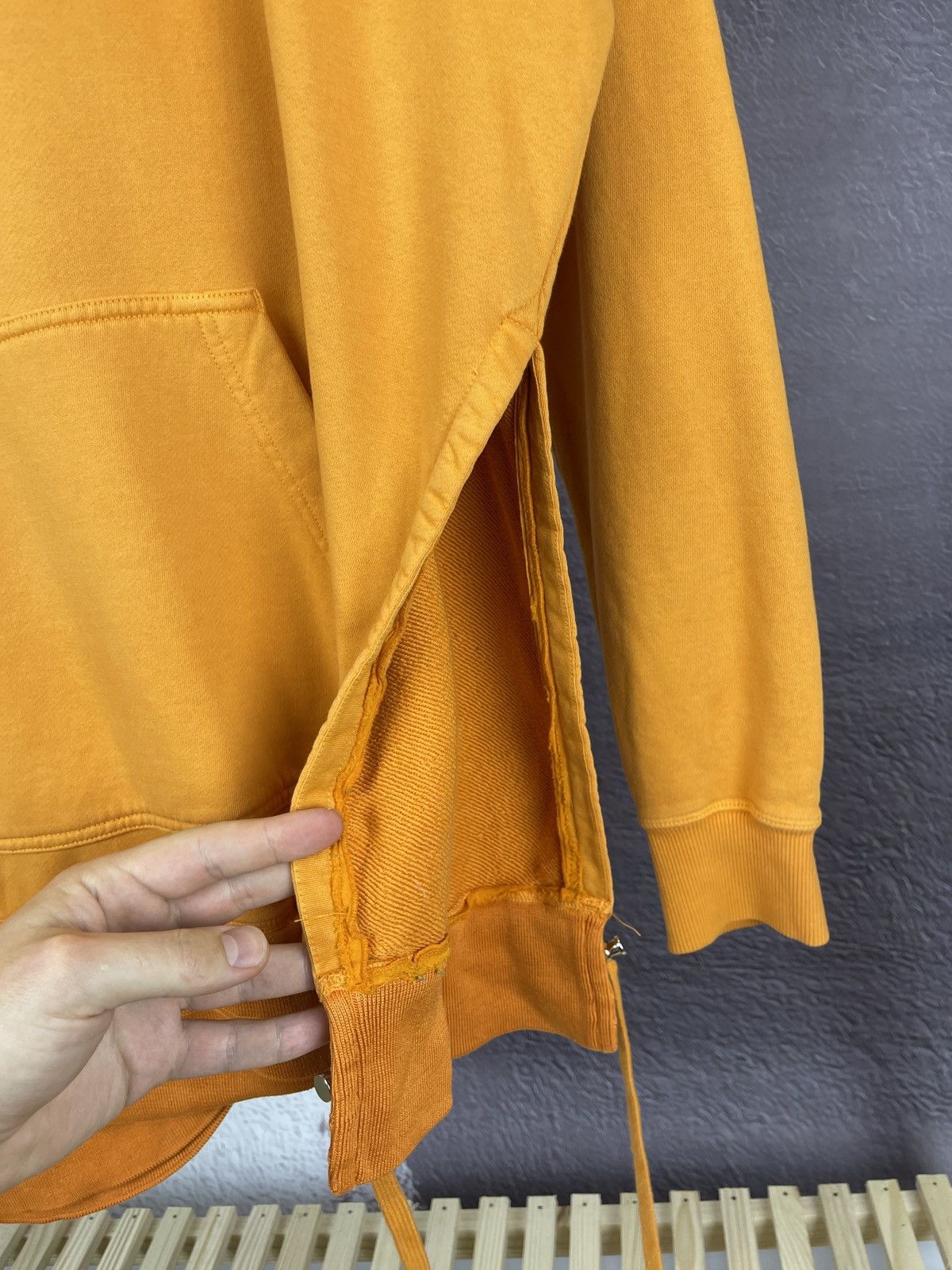 Diesel D-Rollier-Ton Asymmetric deconstruct oversized hoodie