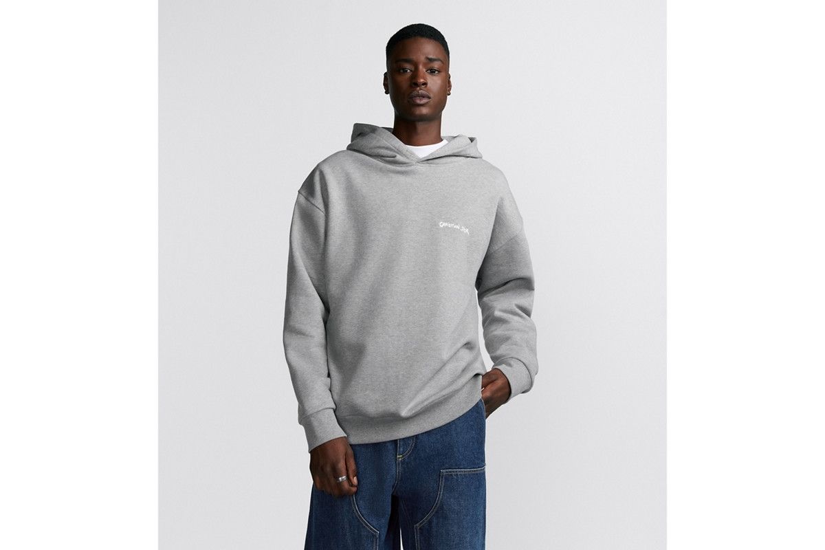 Dior o1bcso1str0226 Tag Hooded Sweatshirt in Grey Size US XL / EU 56 / 4 - 3 Thumbnail