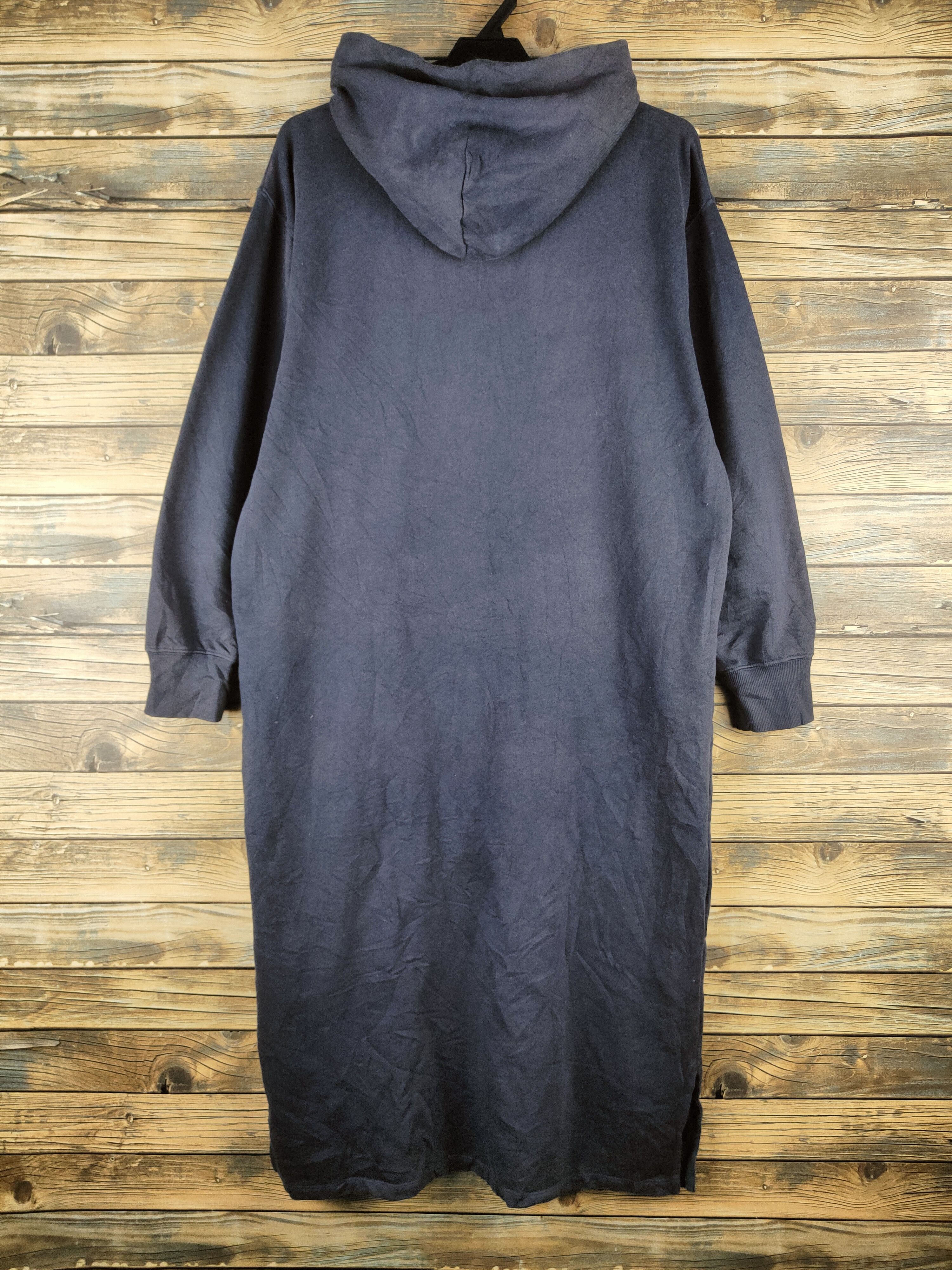 Champion 🔥RARE Champion-Bay Flow Navy Faded Hoodie Long Sweatshirts Size L / US 10 / IT 46 - 9 Thumbnail