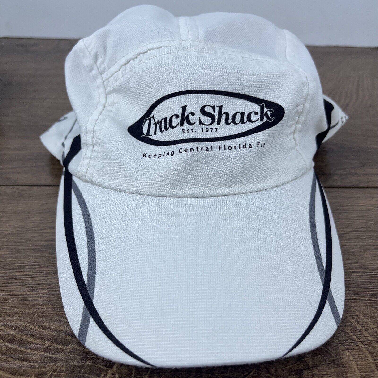 Other Track Shack Hat Central Florida White Cap Hat Adjustable Hat Size ONE SIZE - 4 Thumbnail
