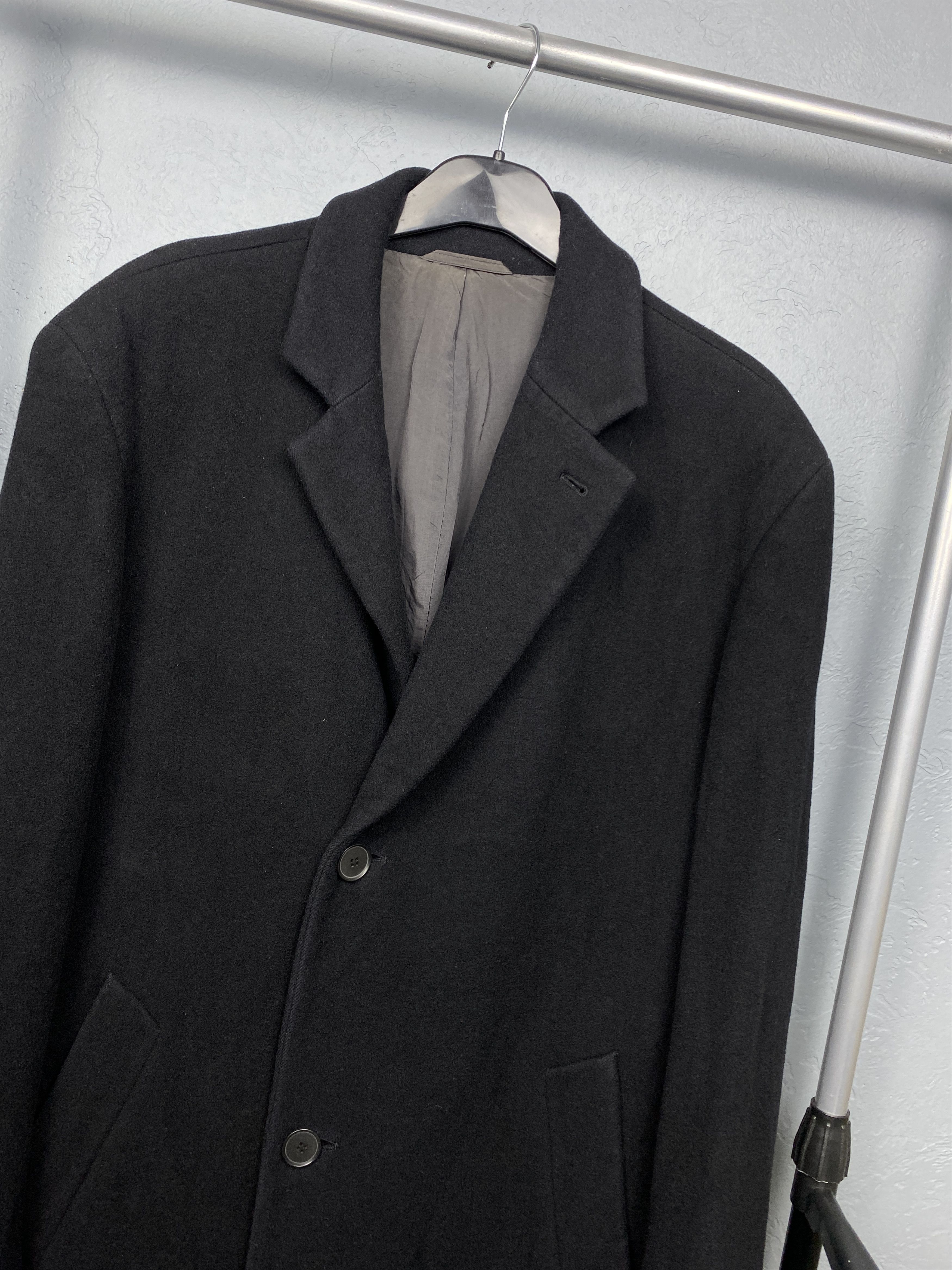 Hugo Boss Hugo Boss Vintage Mens Wool Coat Jacket Size US XL / EU 56 / 4 - 2 Thumbnail