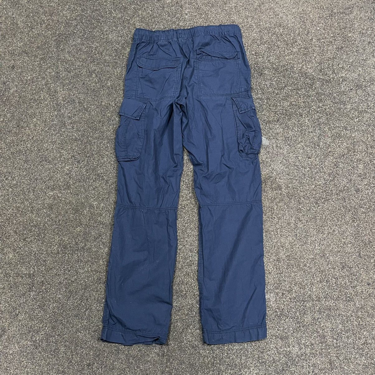 Vintage Vintage Y2K Baggy Cargo Pants Navy Skate Streetwear Faded 29 Size US 29 - 2 Thumbnail