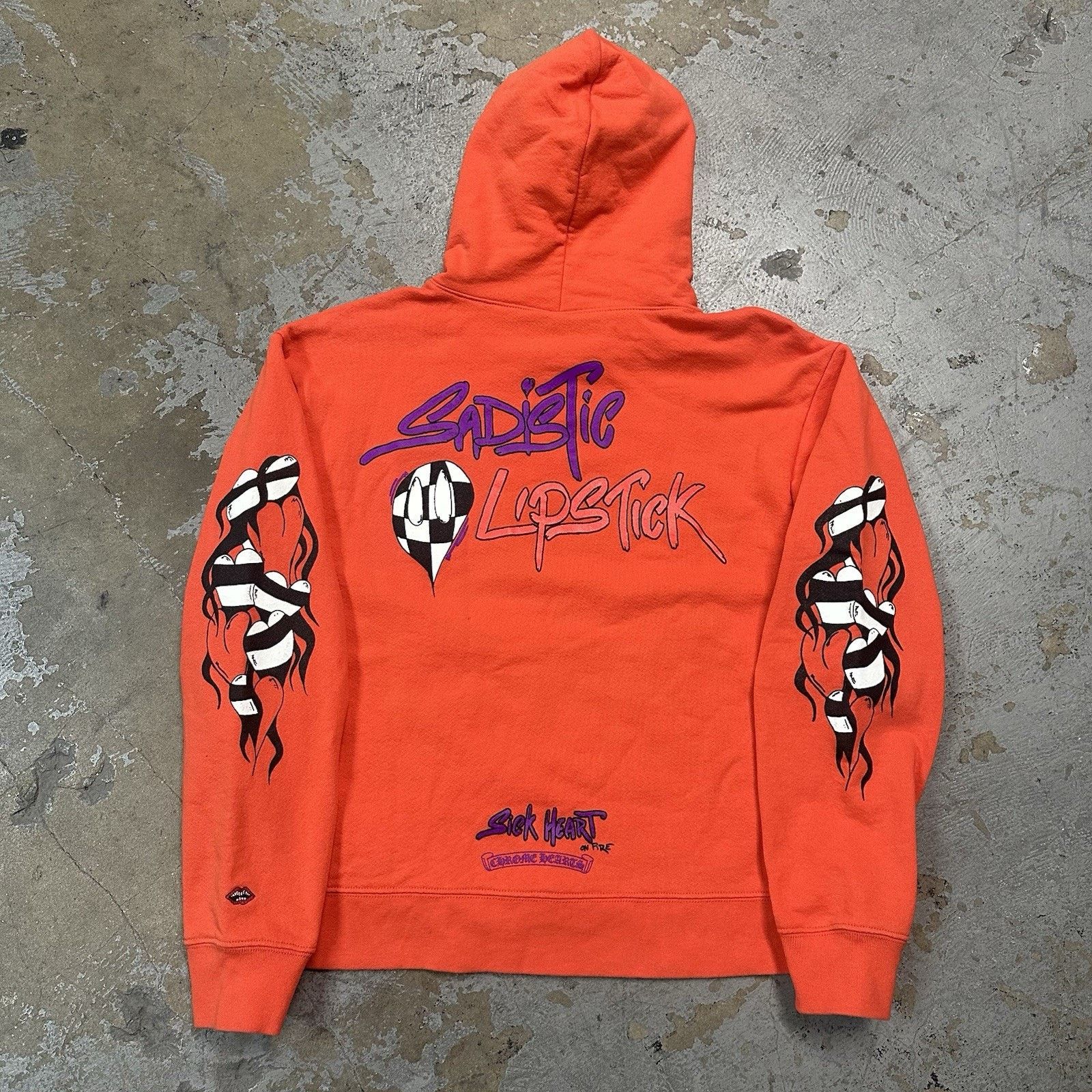 Chrome Hearts × Hypebeast Chrome Hearts Matty Boy Sadistic Lipstick Hoodie Streetwear Size US S / EU 44-46 / 1 - 1 Thumbnail