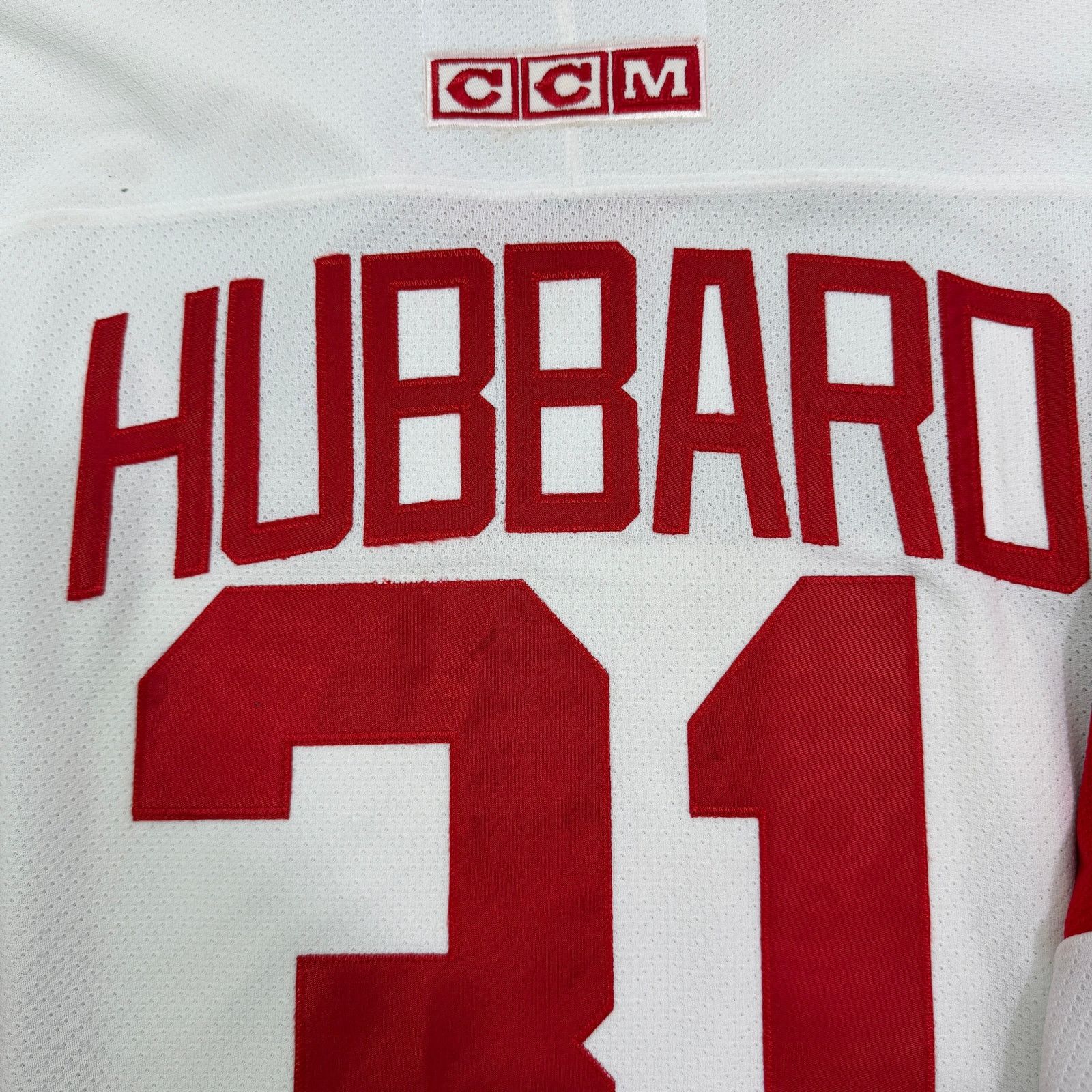 Vintage Vintage CCM Detroit Red Wings Hubbard #31 Hockey Jersey XL Size US XL / EU 56 / 4 - 10 Thumbnail