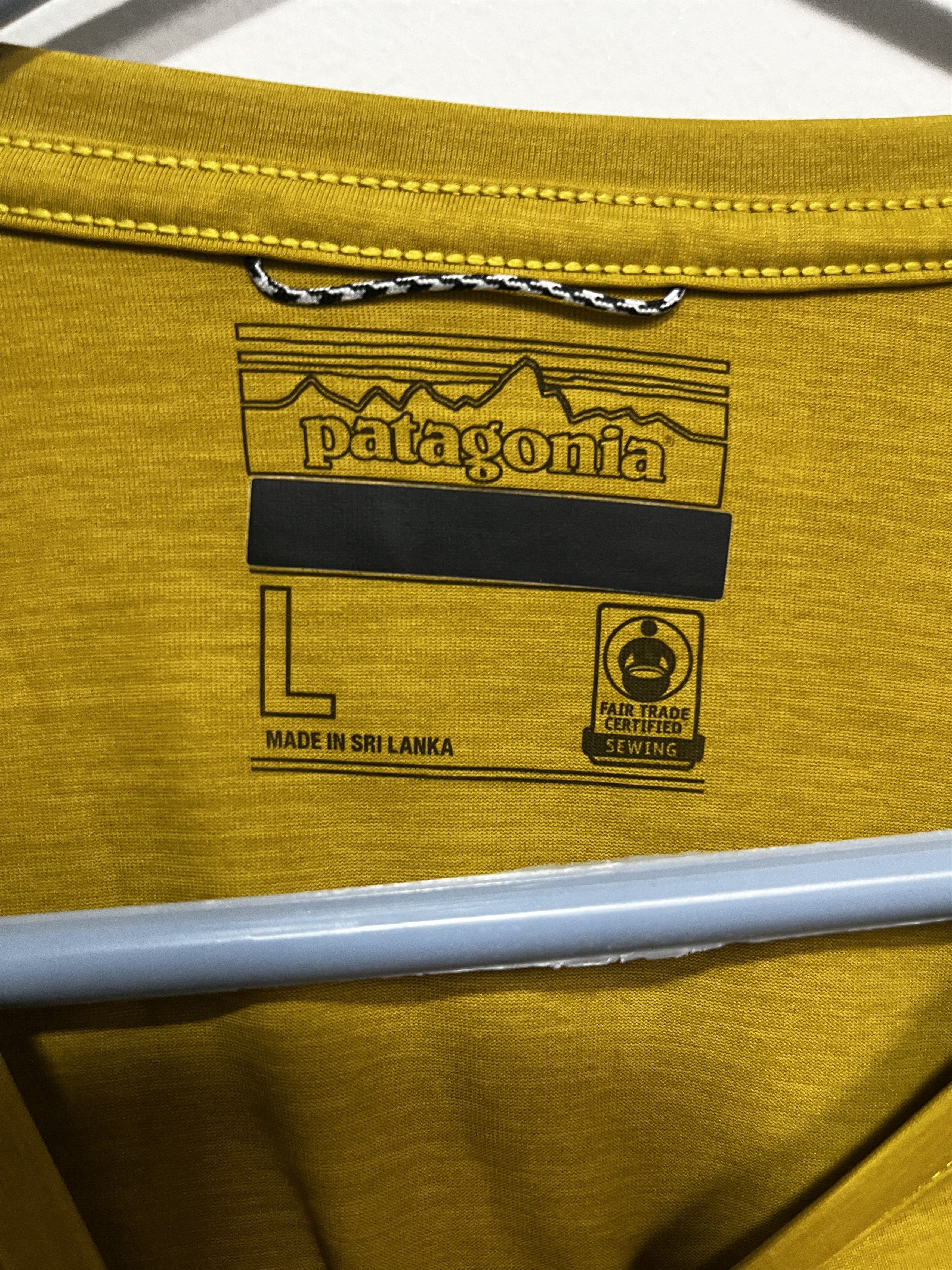 Patagonia patagonia Climb Clean Long Sleeve Mustard Yellow (Size L) Size US L / EU 52-54 / 3 - 4 Thumbnail