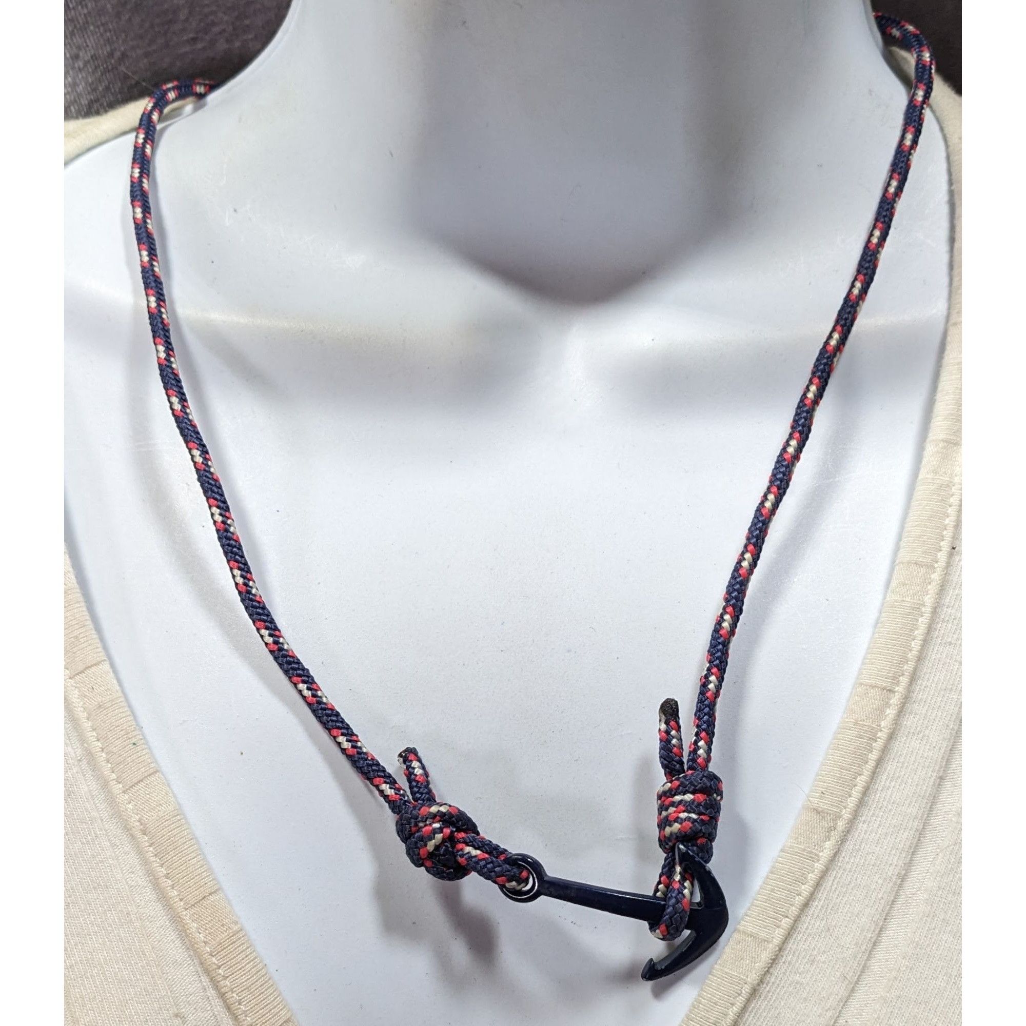 Other Handmade Nautical Bracelet/Necklace With Anchor Charm Size ONE SIZE - 2 Thumbnail