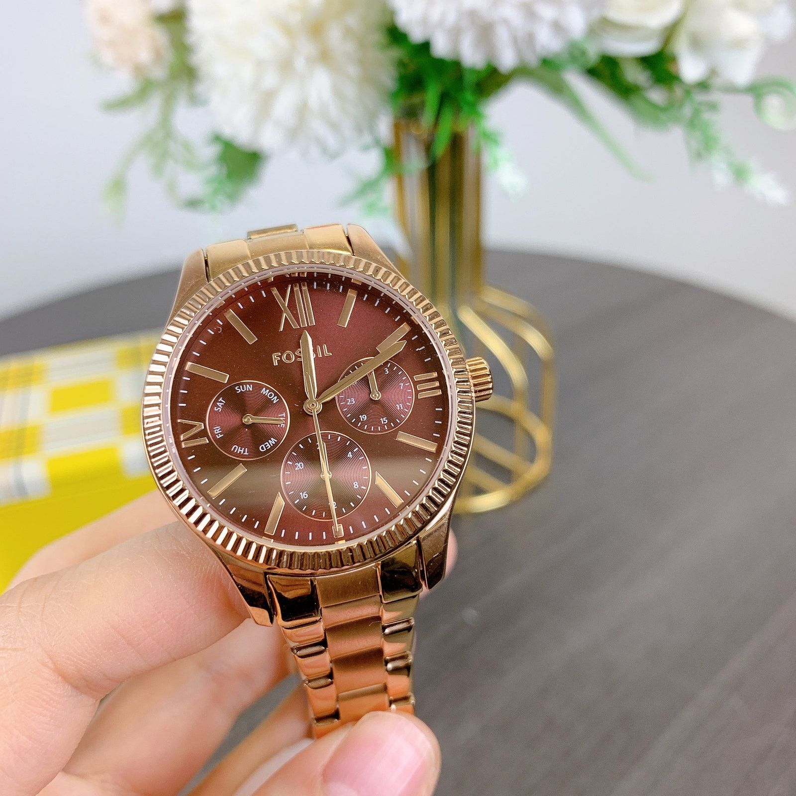 Fossil Fossil BQ3969 Rye Multifunction Rose Gold- Stainless Watch Size ONE SIZE - 5 Thumbnail