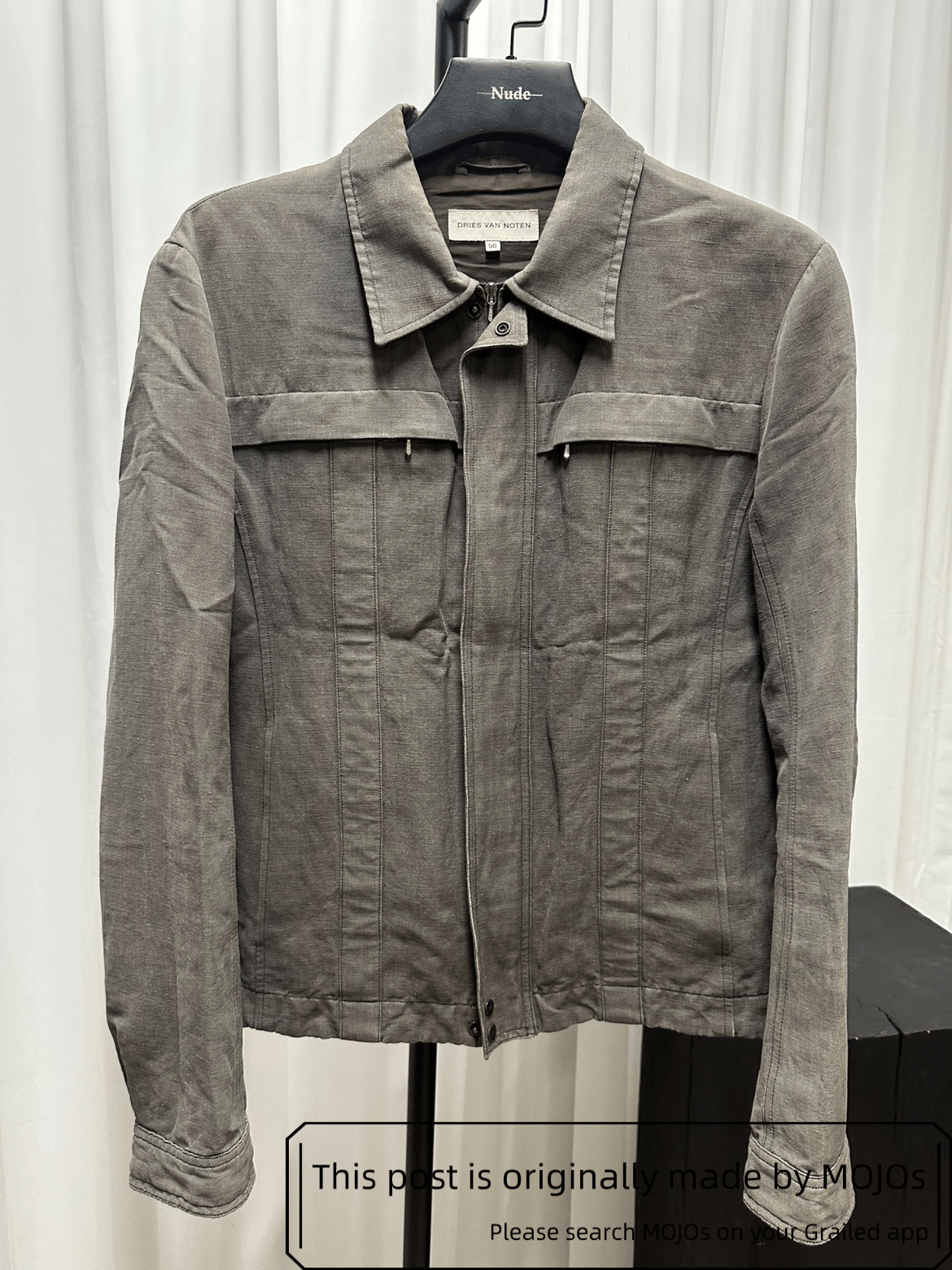 Dries Van Noten Sz 50 Dries Van Noten Vintage Washed Zip-up Jacket Size US M / EU 48-50 / 2 - 1 Thumbnail