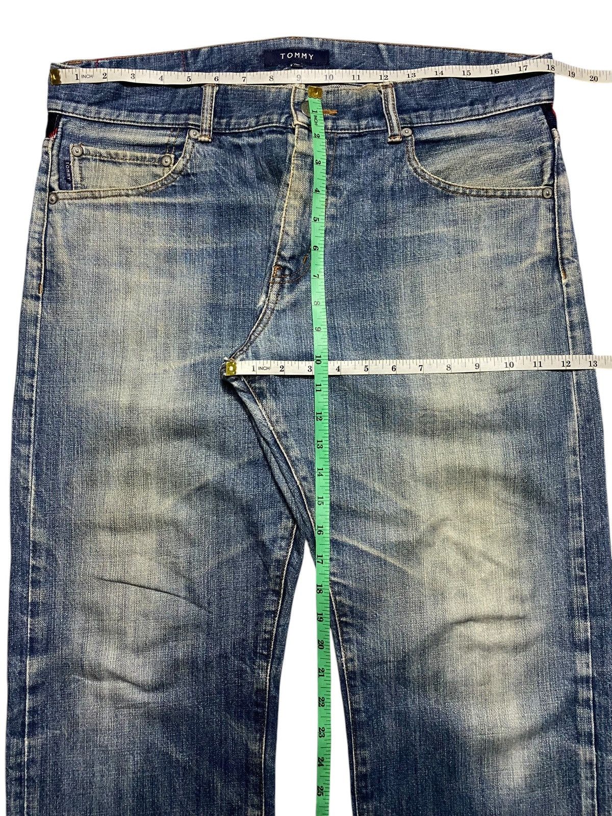 Tommy Hilfiger Vintage Tommy Hilfiger Denim Tears Distressed Loose Jeans Size US 36 / EU 52 - 12 Thumbnail