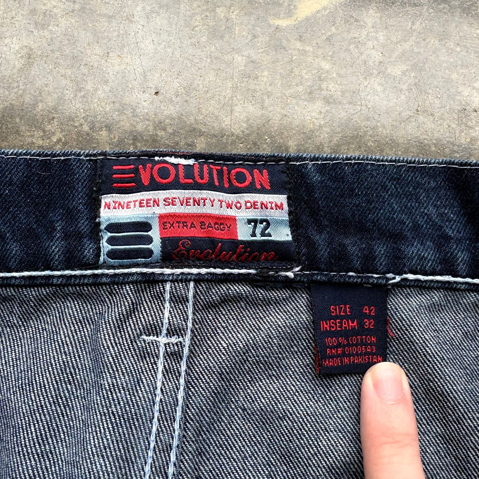 Southpole Super Baggy Evolution Wide Leg Blue Jeans Size US 42 / EU 58 - 6 Thumbnail