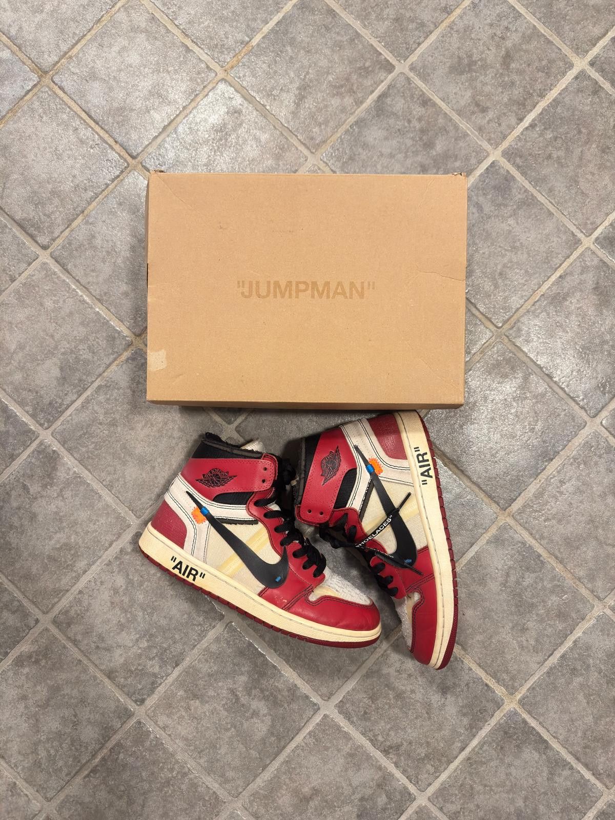 Jordan Brand × Off-White Off-White x Air Jordan 1 Retro High OG ‘Chicago’ Size US 8.5 / EU 41-42 - 1 Thumbnail