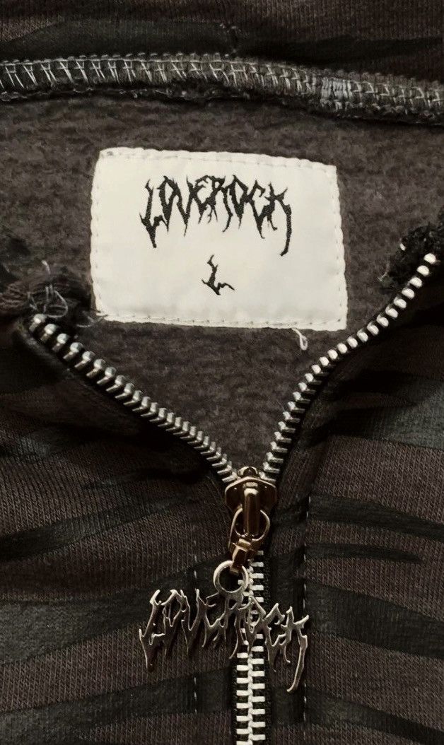 Other Discontinued Loverock Apparel Grey Zebra Zip Up Size US L / EU 52-54 / 3 - 6 Thumbnail