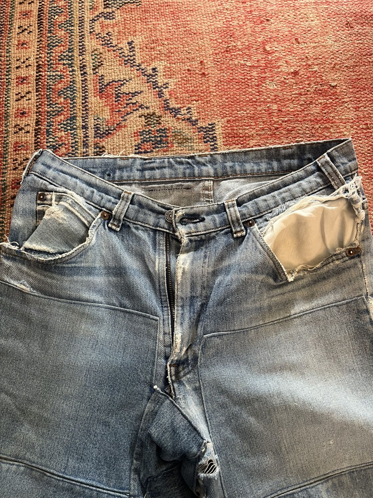 Levi's vintage distressed repaired levi’s Size US 30 / EU 46 - 7 Thumbnail