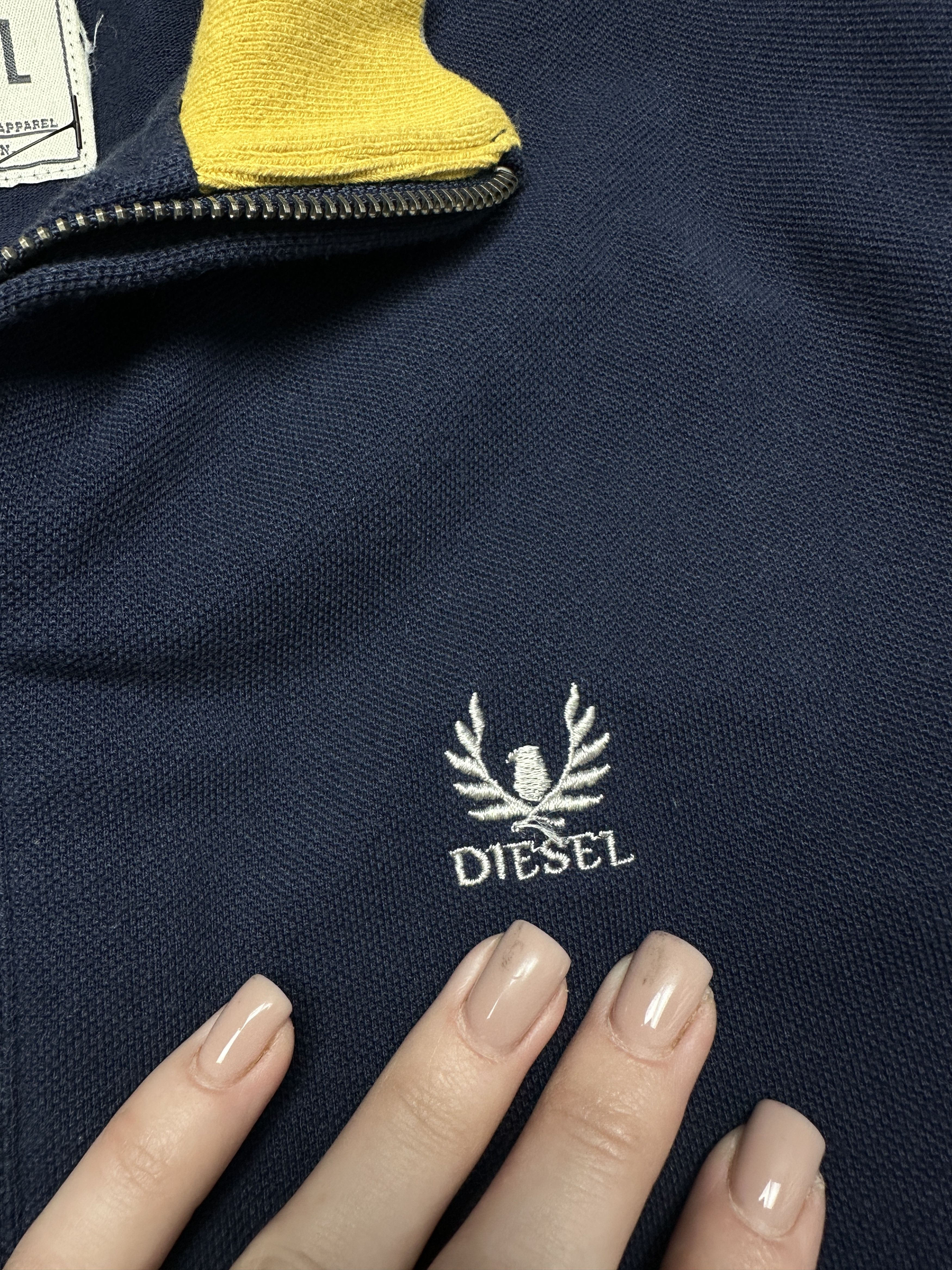 Diesel × Vintage Diesel Mens Full Zip Sweatshirt Hoodie Size US S / EU 44-46 / 1 - 3 Thumbnail