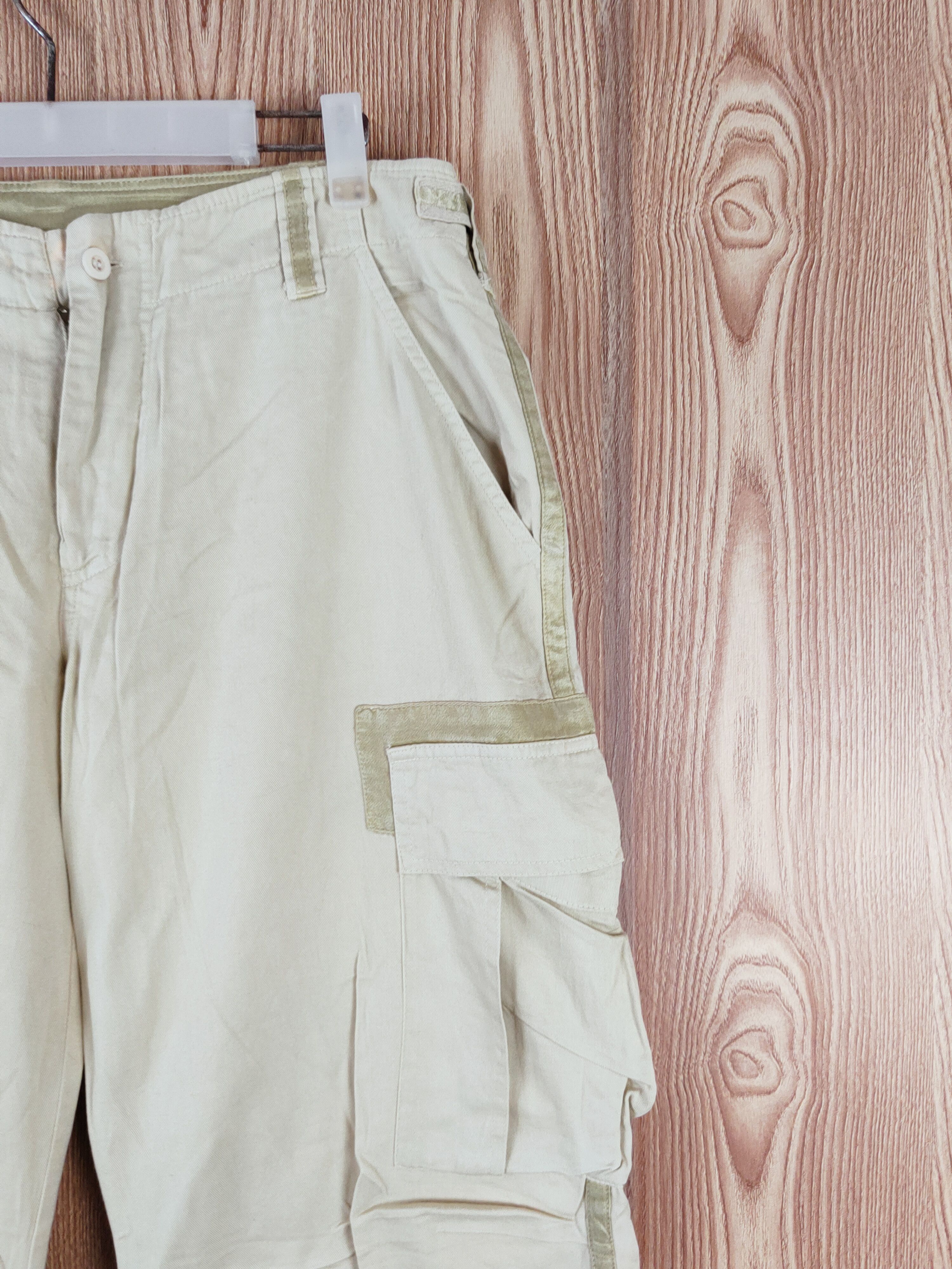 Japanese Brand D Johny Was Green Multipocket Tactical Cargo Pants #W525 Size US 32 / EU 48 - 5 Thumbnail