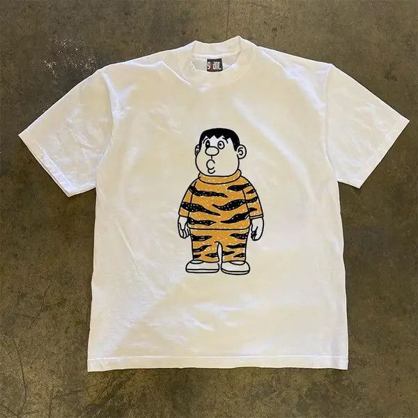 Japanese Brand Street fashion cartoon pattern retro cotton t-shirt Size US M / EU 48-50 / 2 - 5 Thumbnail