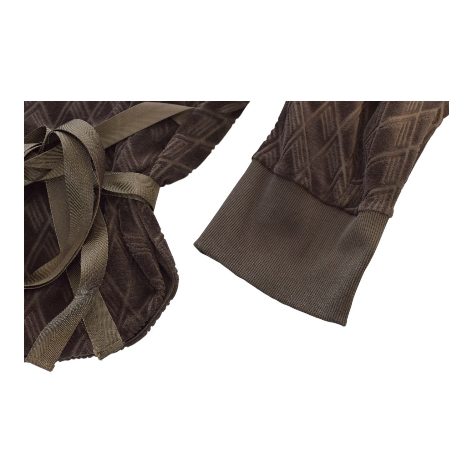 The Attico The Attico Brown Jacquard Cotton High Neck Sweatshirt Size M / US 6-8 / IT 42-44 - 5 Thumbnail
