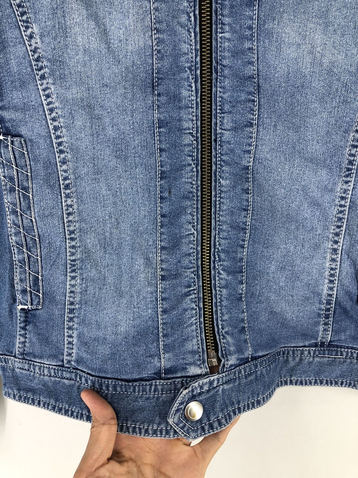 Japanese Brand Vintage Toraichi Denim Workwear Jacket Size M / US 6-8 / IT 42-44 - 11 Thumbnail