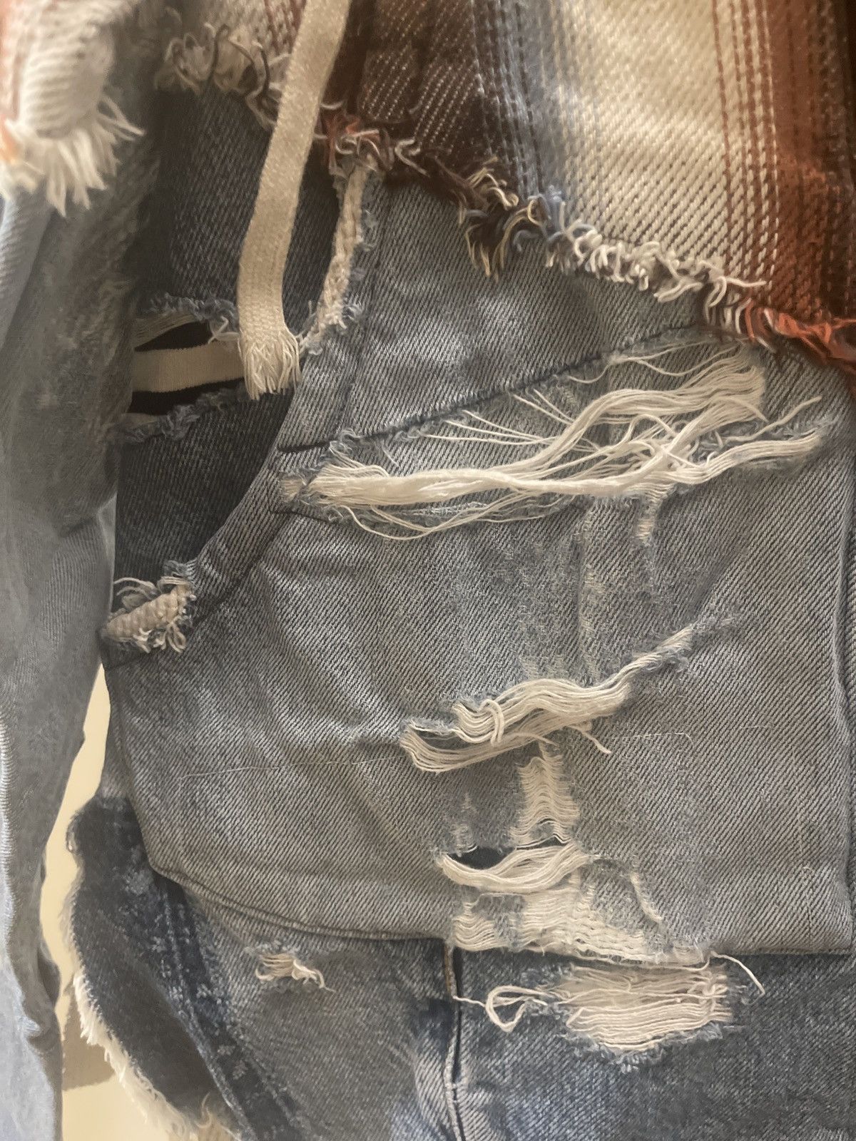Greg Lauren Greg Lauren handmade denim hoodie Size US M / EU 48-50 / 2 - 7 Thumbnail