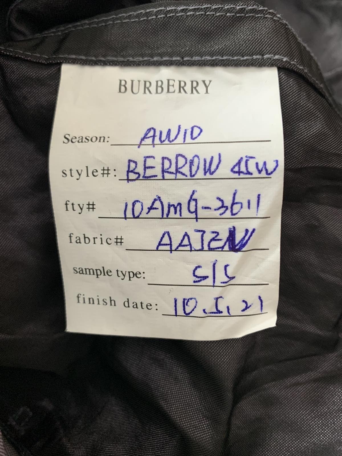Burberry 🔥 Vintage Burberry Purple Shimmer Trench Coat Size S / US 4 / IT 40 - 6 Thumbnail