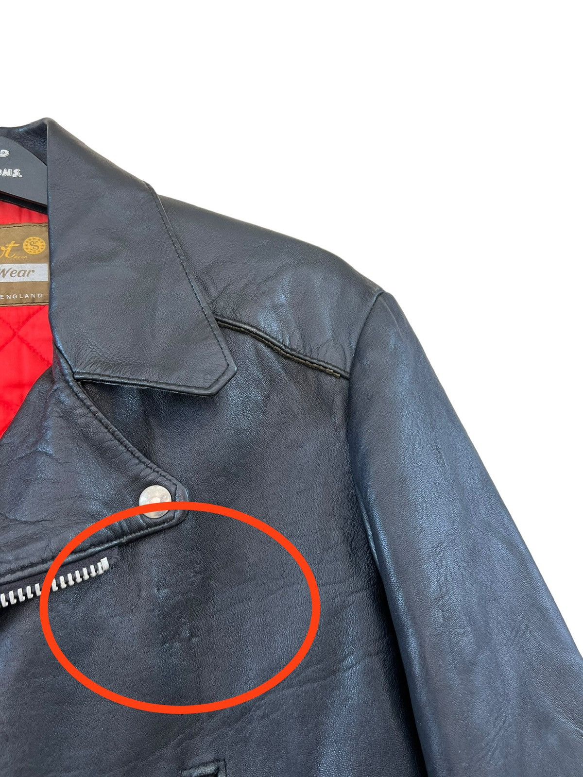 Vintage Vintage 70s Mascot England Black Leather Rider Jacket Racer Size US L / EU 52-54 / 3 - 14 Thumbnail