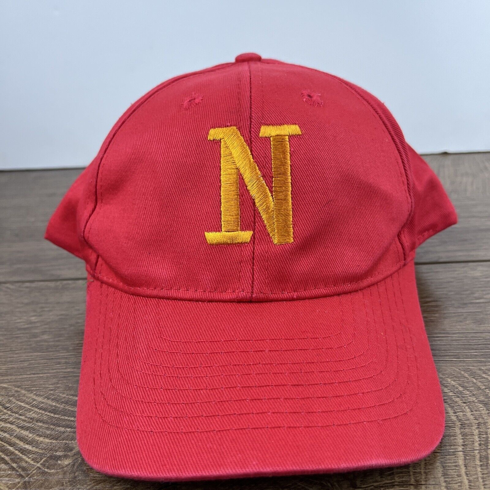 Other Vintage US Navy Hat United State Navy Red Hat Adjustable Adu Size ONE SIZE - 5 Thumbnail