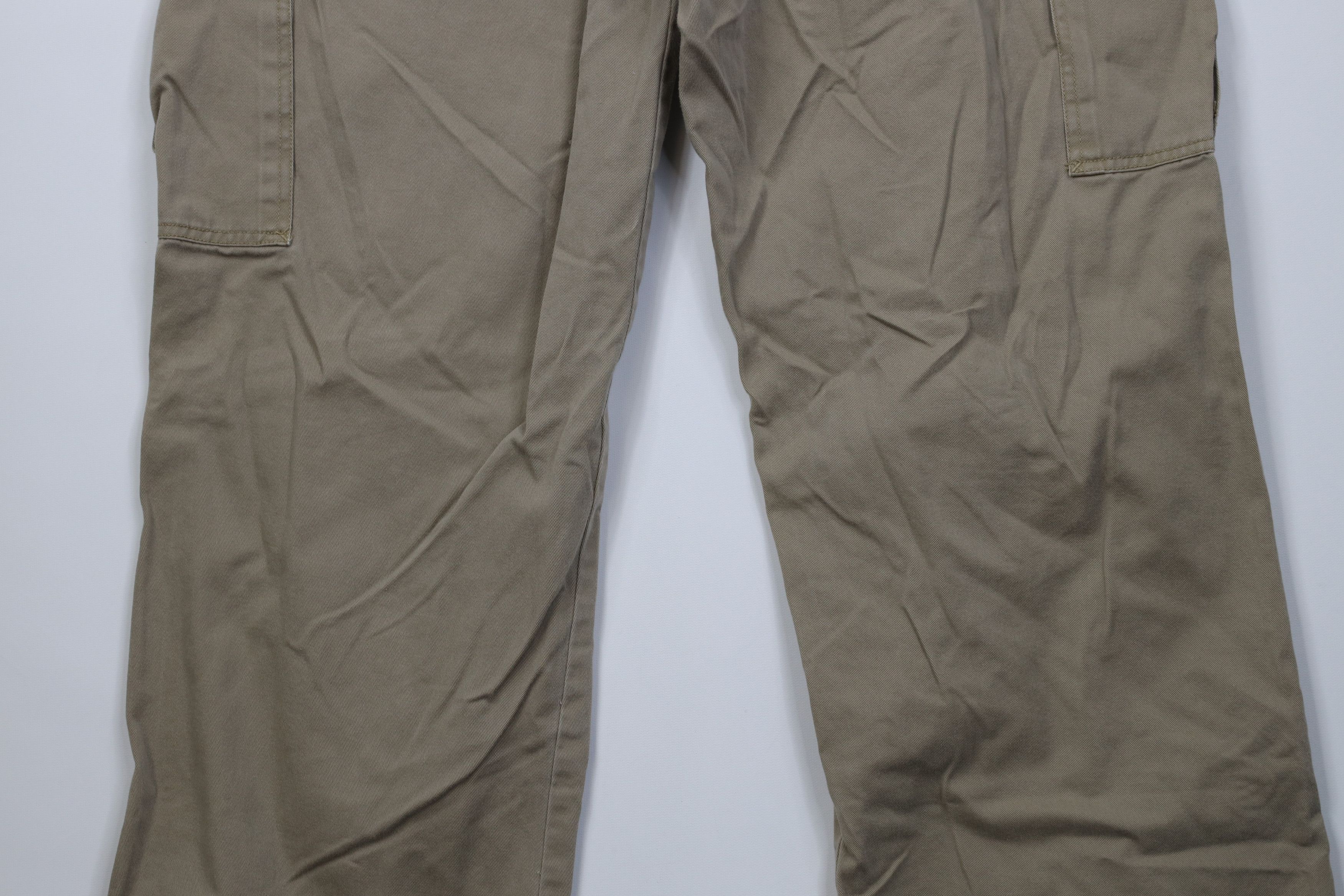 Aeropostale Vintage 90s Y2K Aeropostale Baggy Wide Leg Cargo Pants Beige Size US 36 / EU 52 - 13 Thumbnail