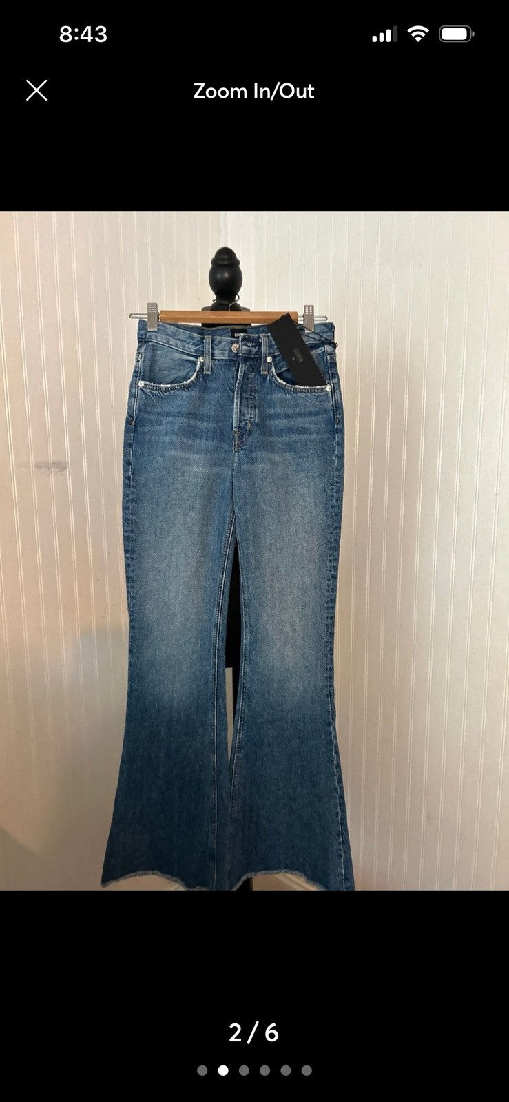 Edwin Edwin jeans Chrissy size 24 button fly flare NWT Size 24" / US 00 / IT 34 - 1 Thumbnail