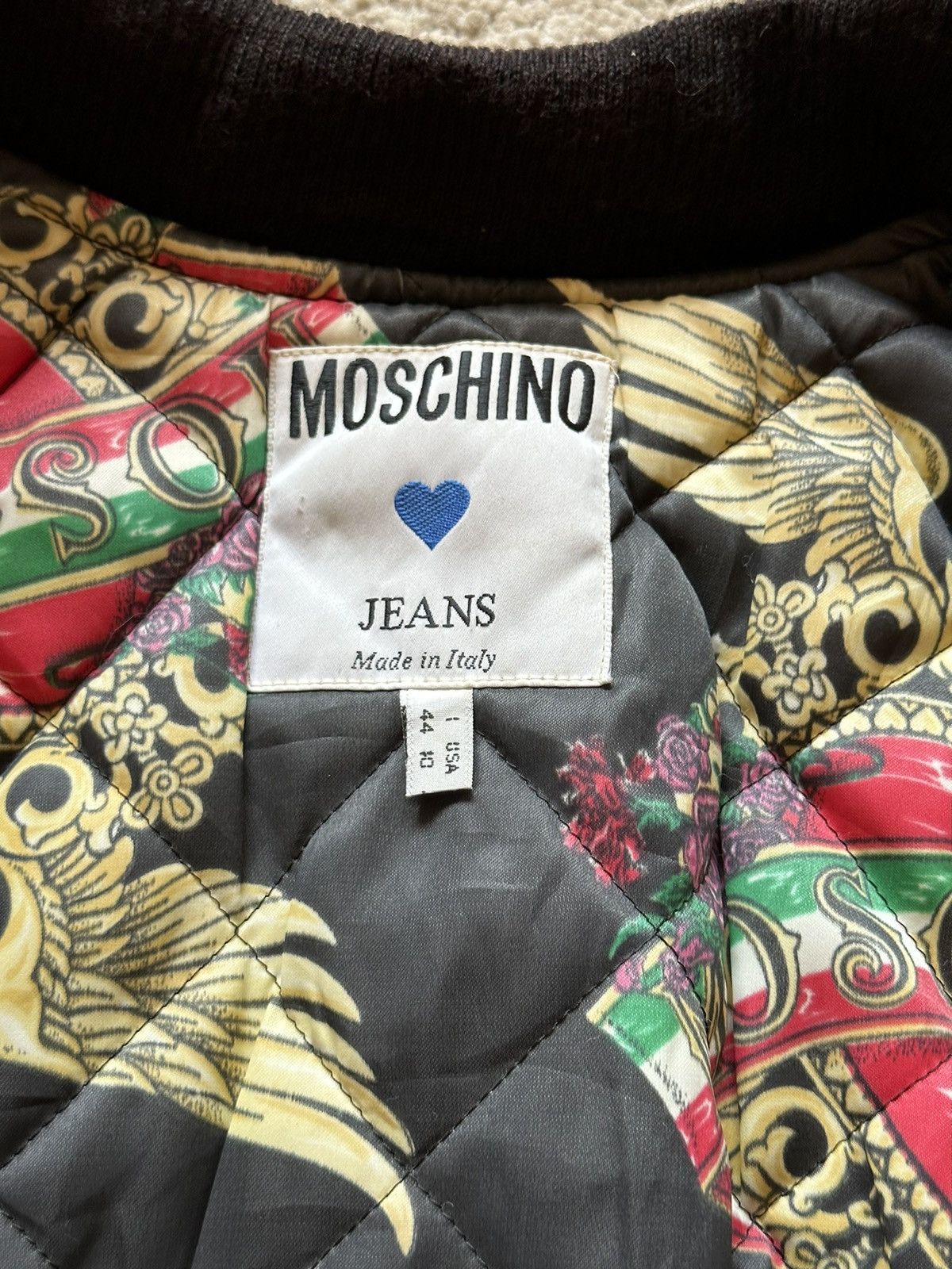 Jeremy Scott 1990s Moschino Leather Jacket Size US M / EU 48-50 / 2 - 15 Thumbnail