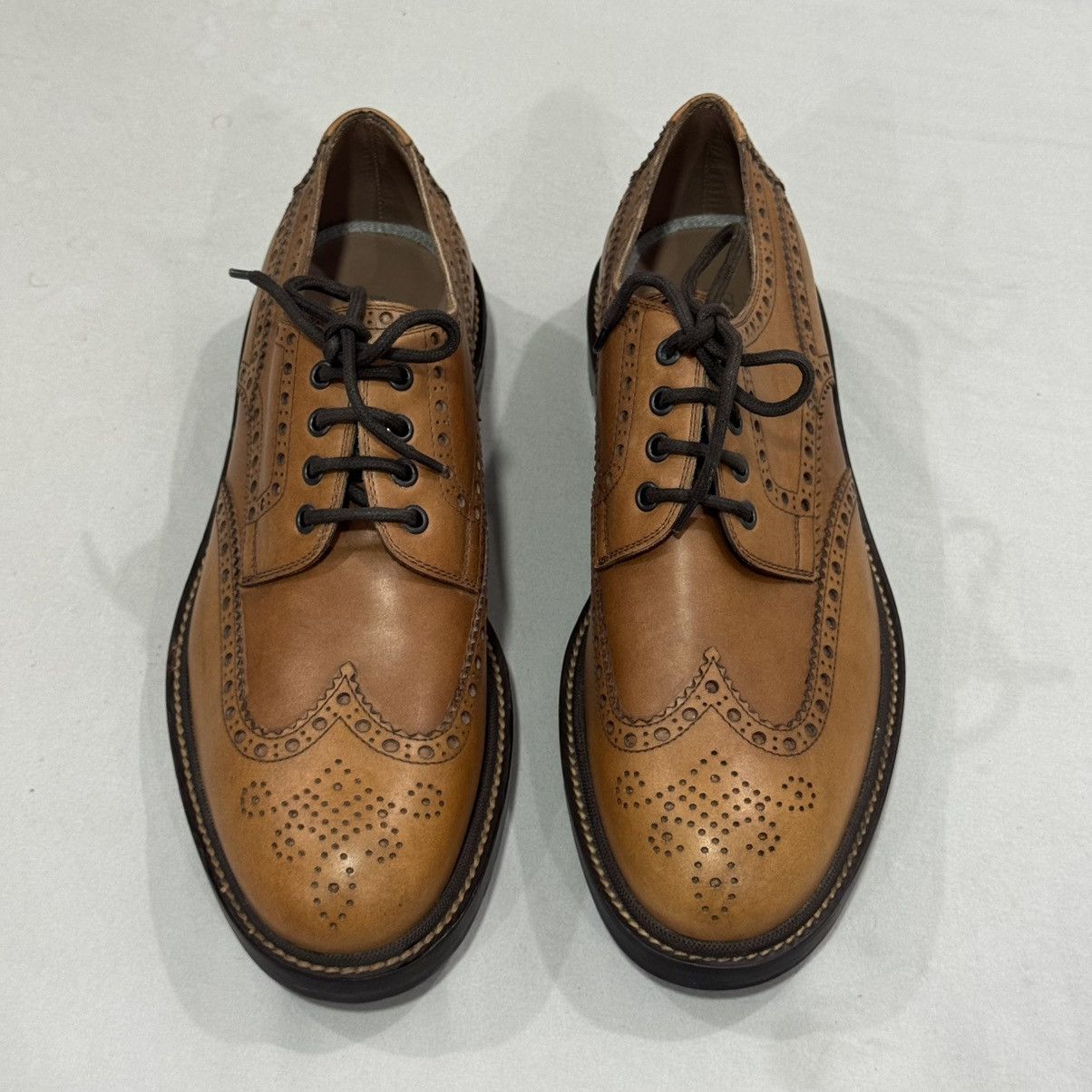 Brunello Cucinelli Brunello Cucinelli Wingtip Brogue Leather Shoes – Brown 🔥 Size US 10.5 / EU 43-44 - 5 Thumbnail